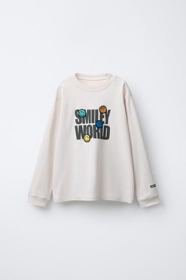 6-14 ANS/ PYJAMA SMILEYWORLD ® - Gris anthracite de Zara - Image 1