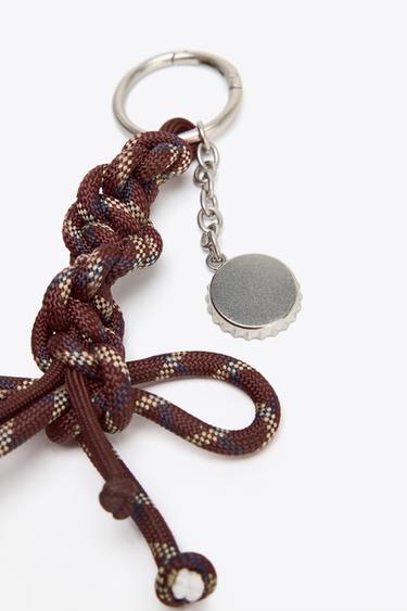 CORD CHARM - Burgundy Red by Zara