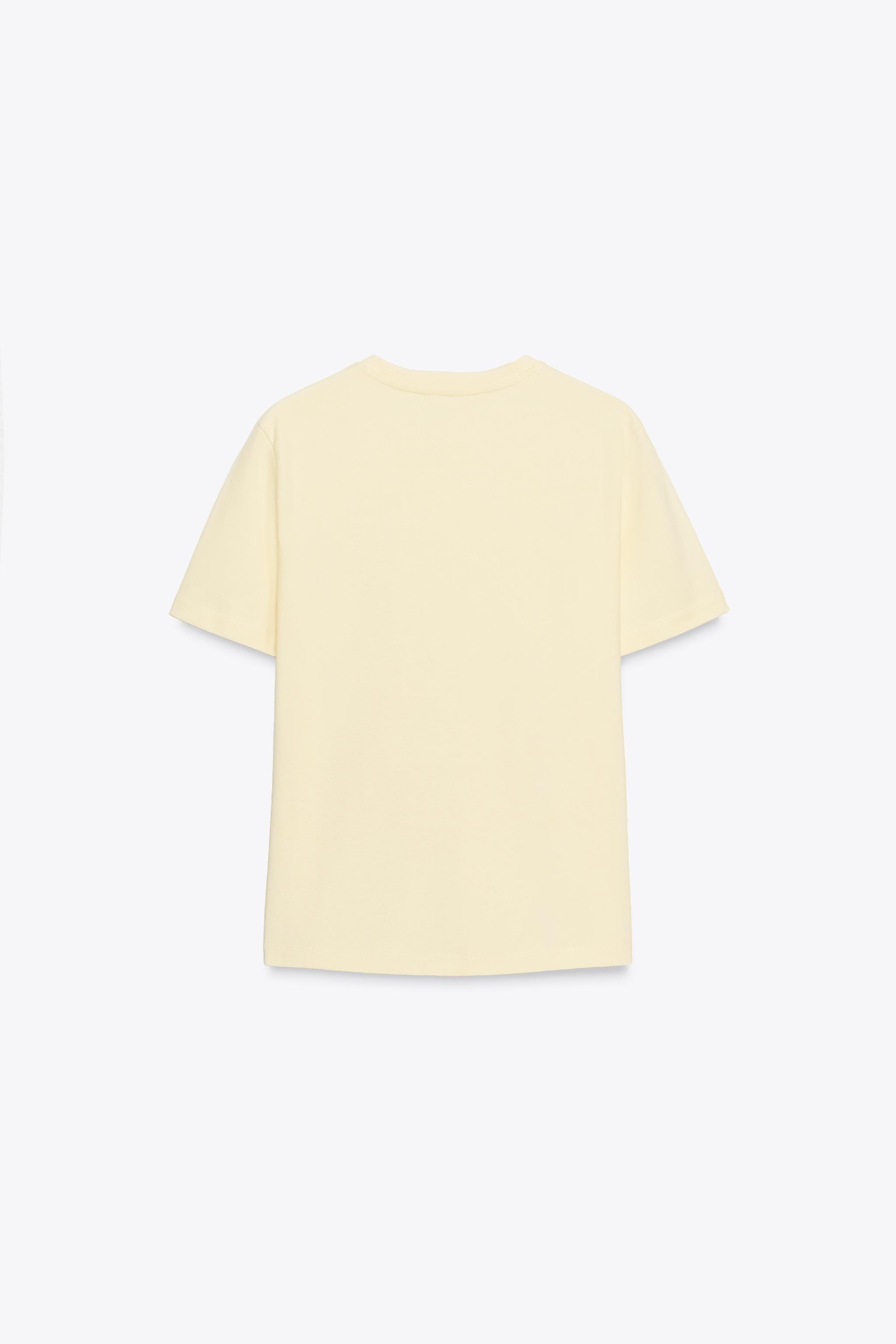 【ZARA】ブローチディテール付きTシャツ | 1165/197/620 ZARA】ブローチディテール付きTシャツ | 1165/197/620 (ZARA/T
