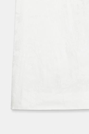 ZW COLLECTION LIMITED EDITION JACQUARD TROUSERS - White by Zara - Image 4