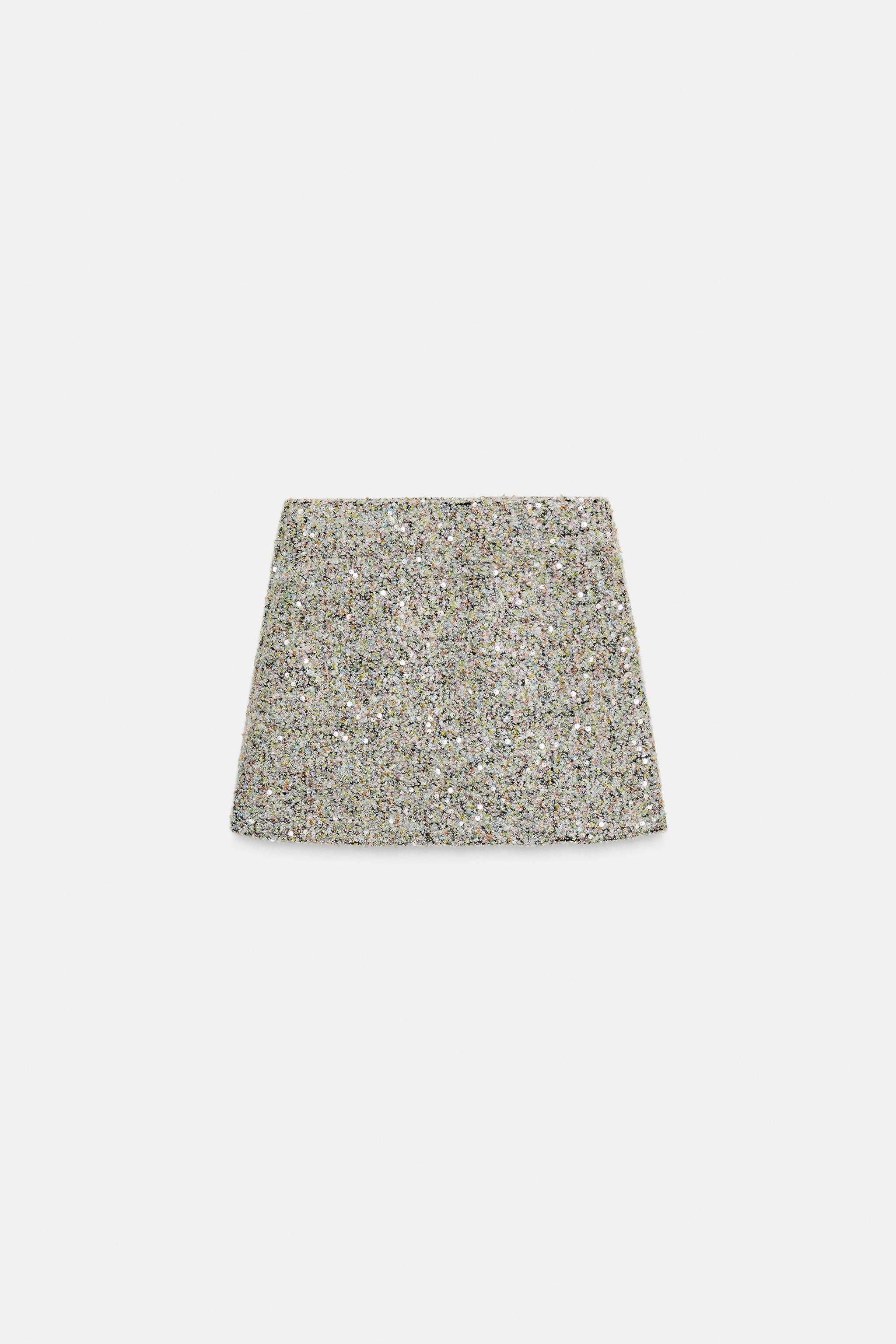 SEQUIN MINI SKIRT