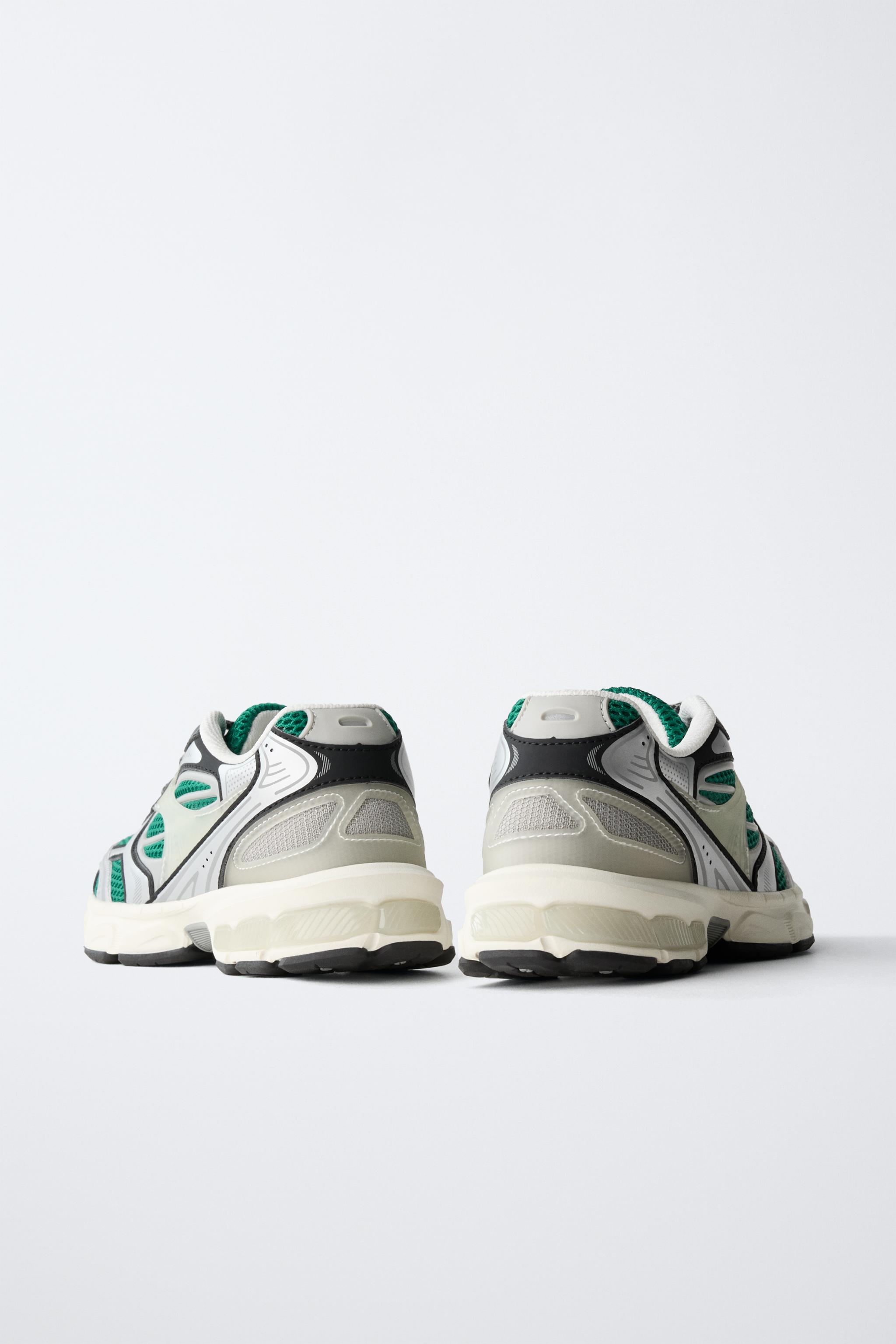 まさ MESH SNEAKERS - Green | ZARA Canada