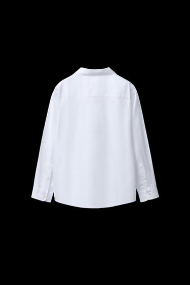 PLAIN DRESS SHIRT - White by Zara