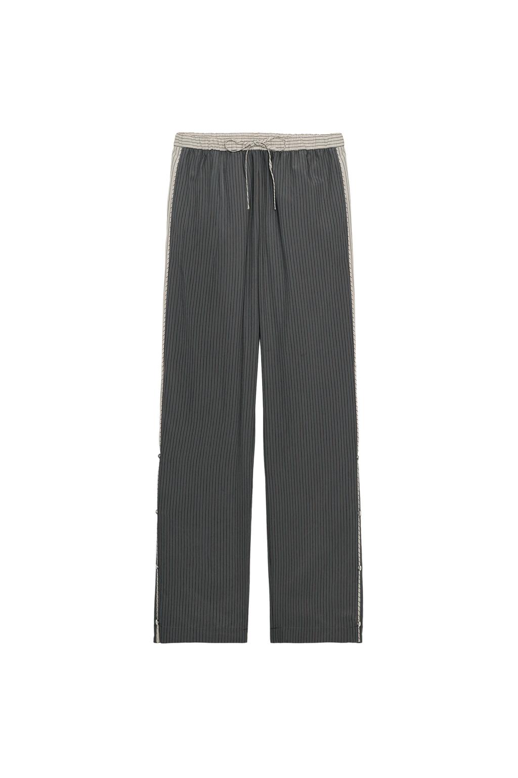 STRIPED VISCOSE BLEND PANTS - image 3