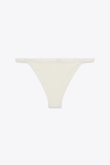 BIKINI BOTTOMS - Ecru by Zara - Image 3