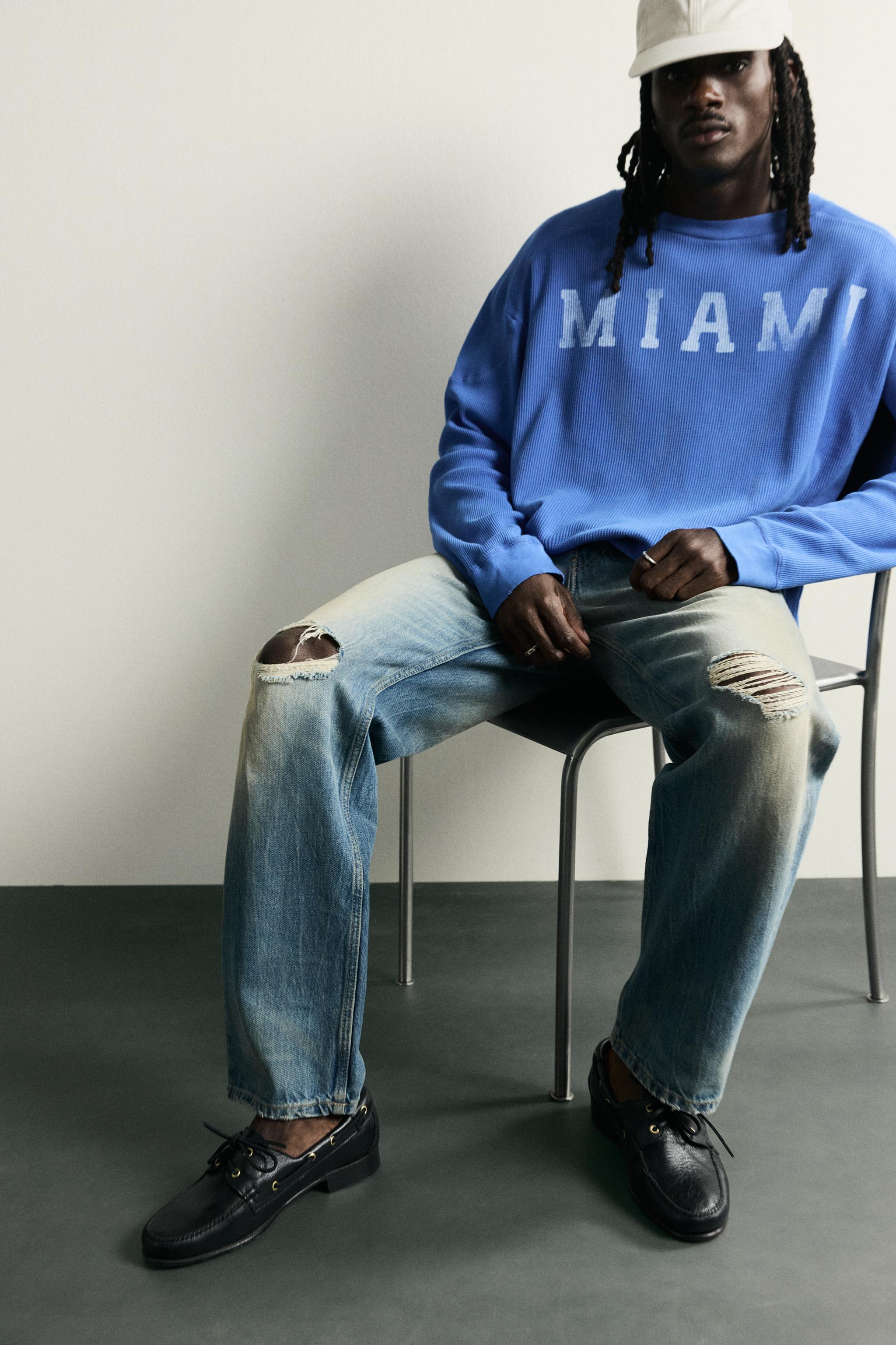 MIAMI WAFFLE KNIT T-SHIRT