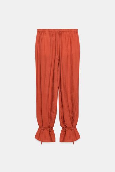 PANTALON BOUFFANT - Orange brûlé de Zara - Image 5