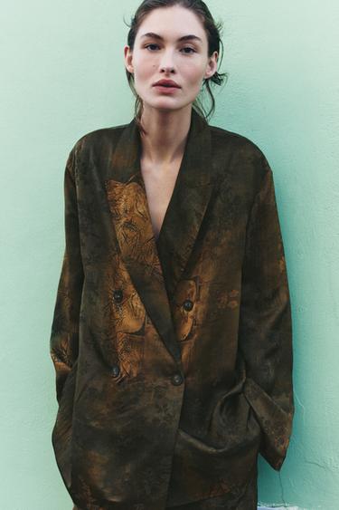 VESTE JACQUARD ZW COLLECTION - Multicolore de Zara - Image 1
