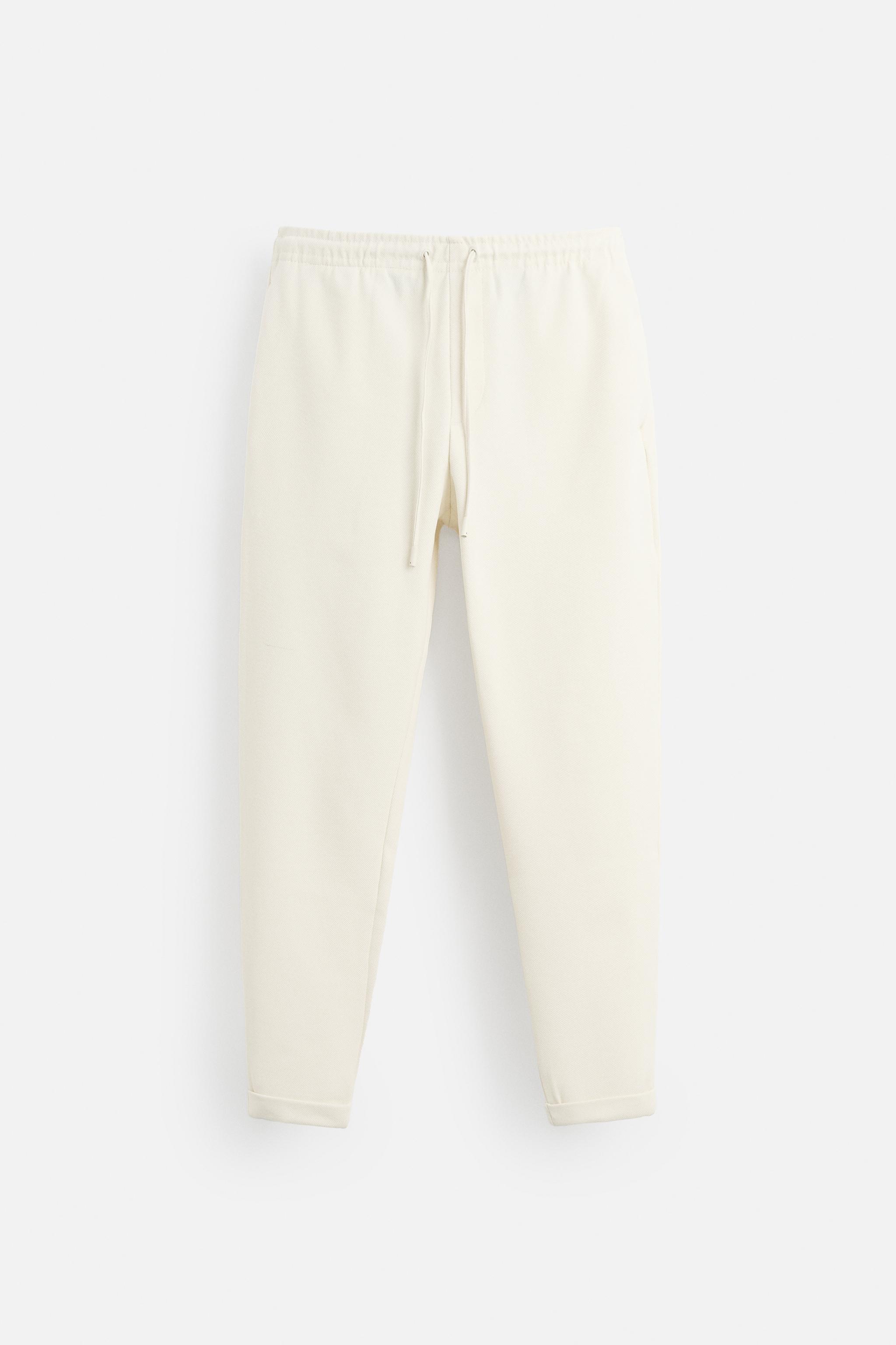 ★ZARA★ COMFORT FIT JOGGER WAIST TROUSERS COMFORT JOGGER-WAIST PANTS - Dark khaki | ZARA United States