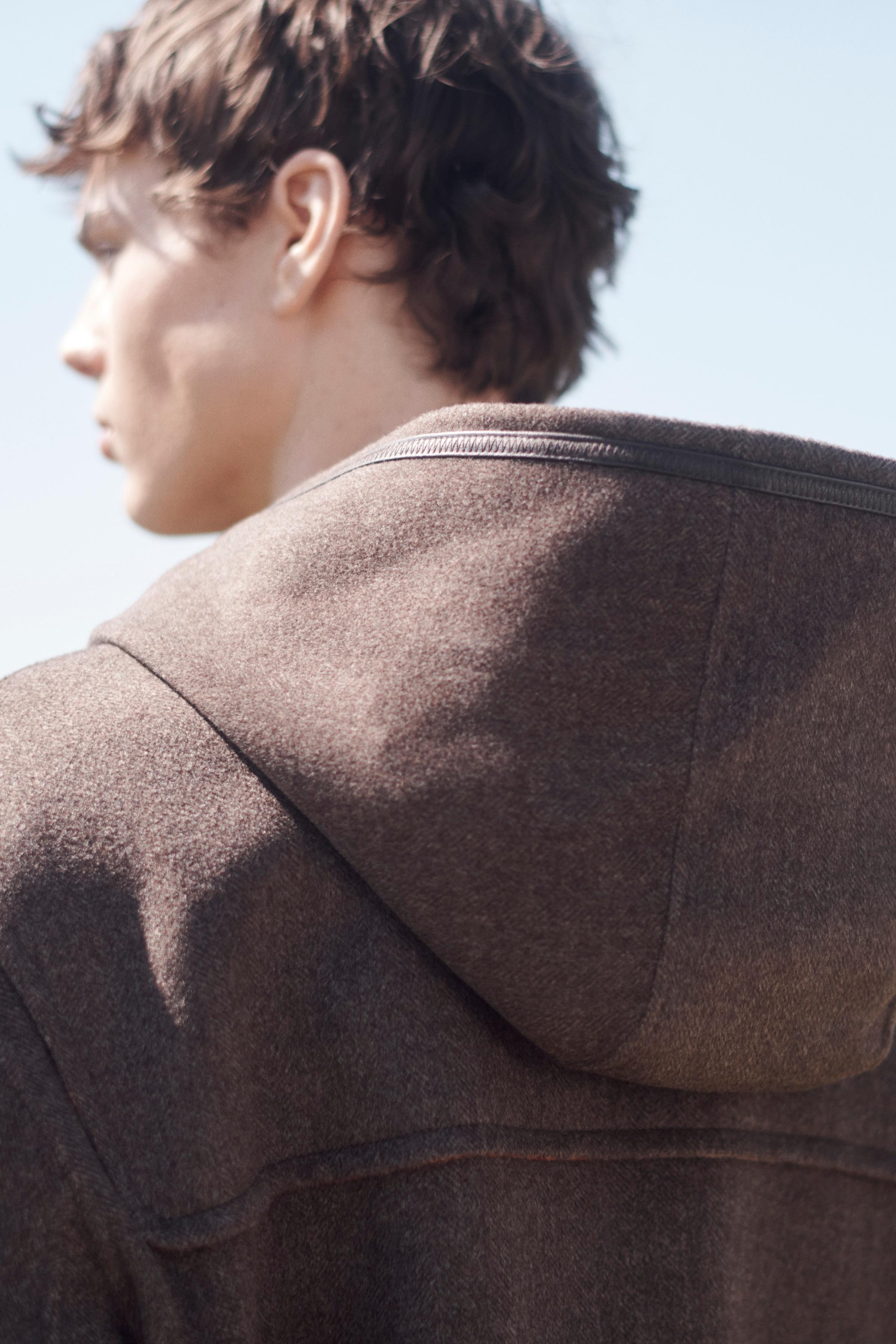 LIMITED EDITION CONTRAST CHECK WOOL OVERCOAT