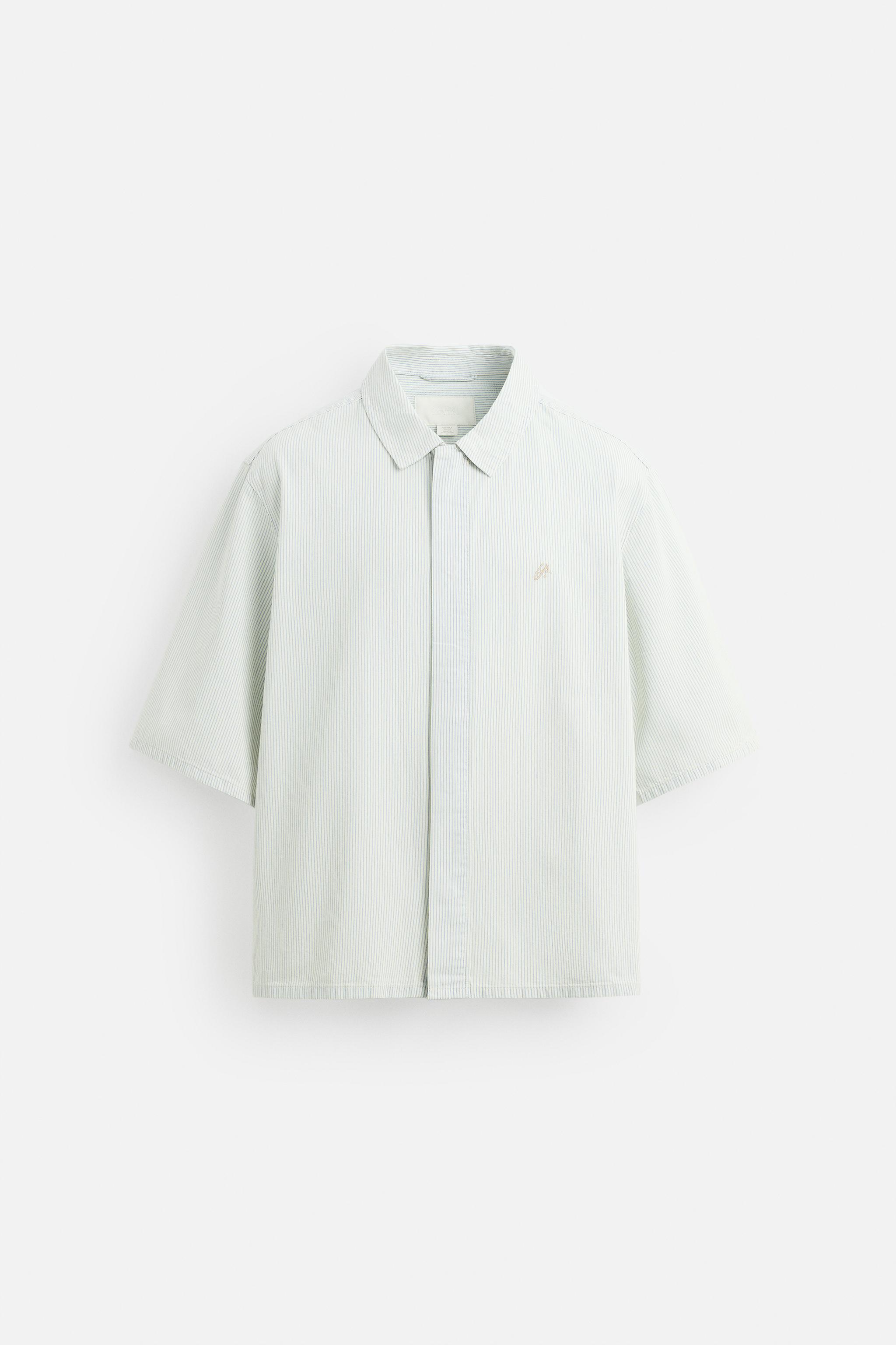 [ ] Relaxed Fit Stripe T-Shirt★大人気★ STRIPED RELAXED FIT SHIRT - Striped | ZARA United States
