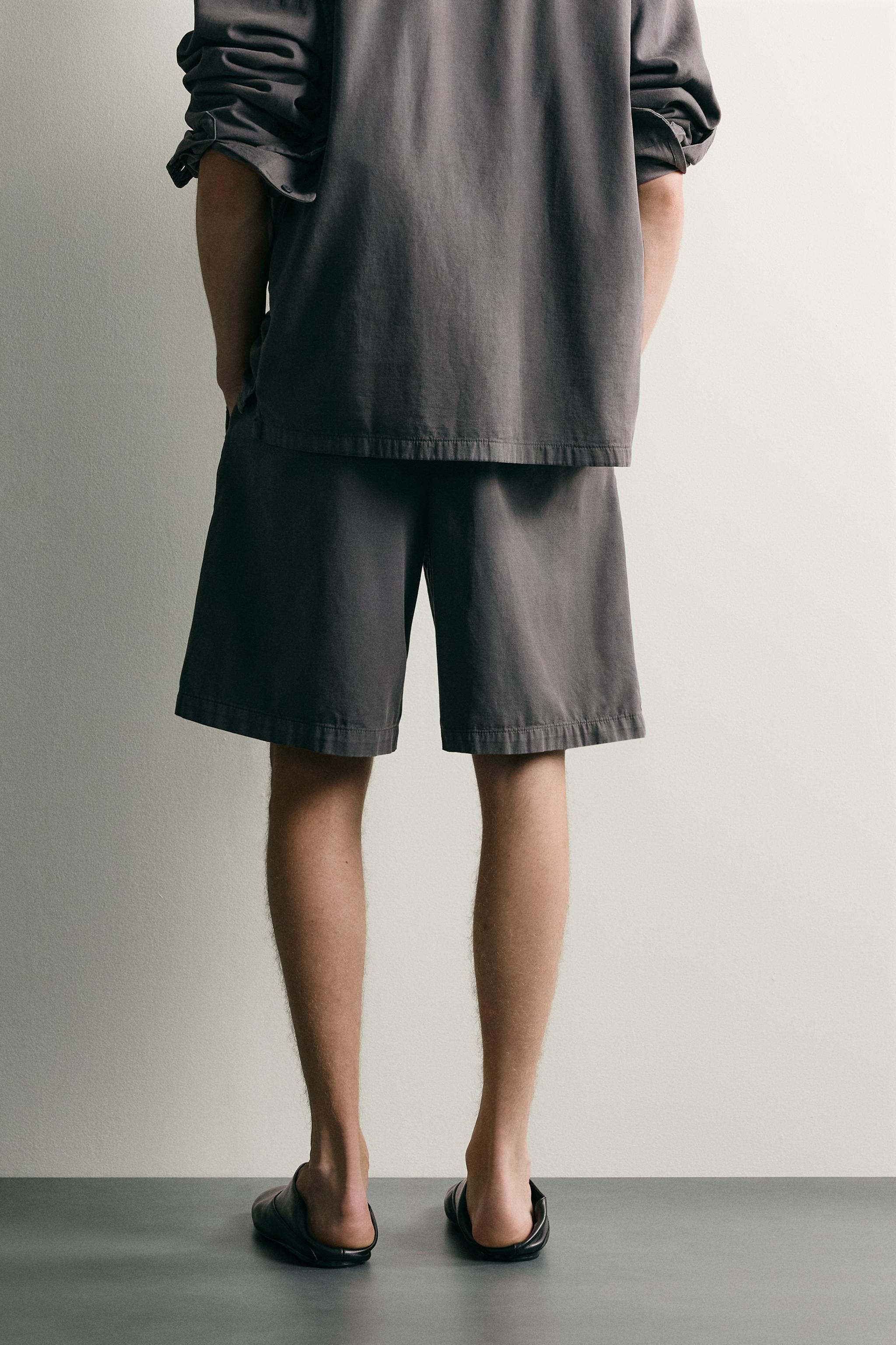 WASHED RELAXED FIT SHORTS