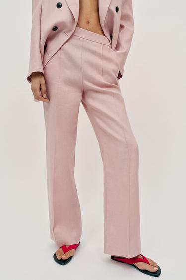 ENSEMBLE BLAZER ET PANTALON DROIT 100% LIN -  de Zara - Image 2