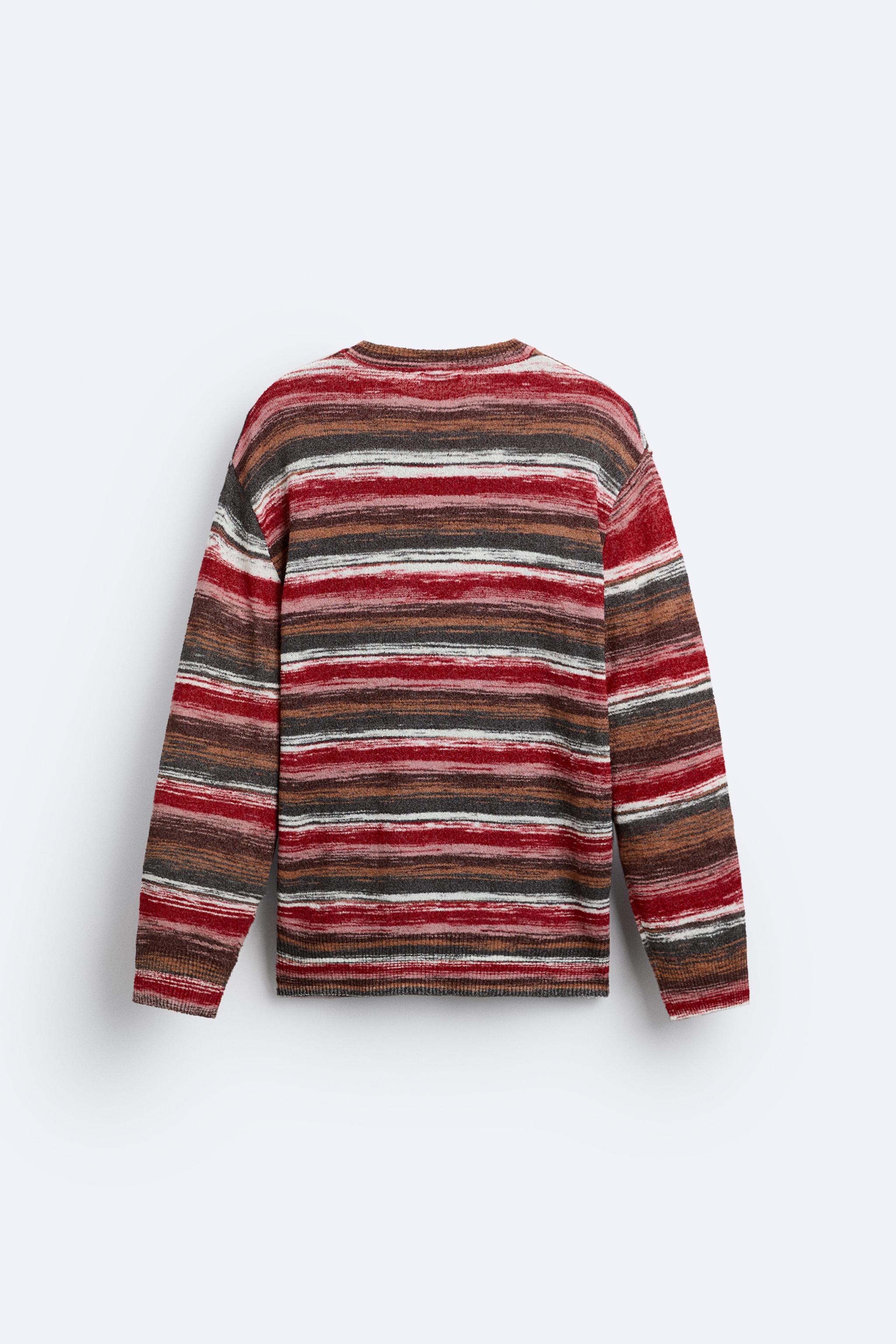 STRIPED JACQUARD SWEATER