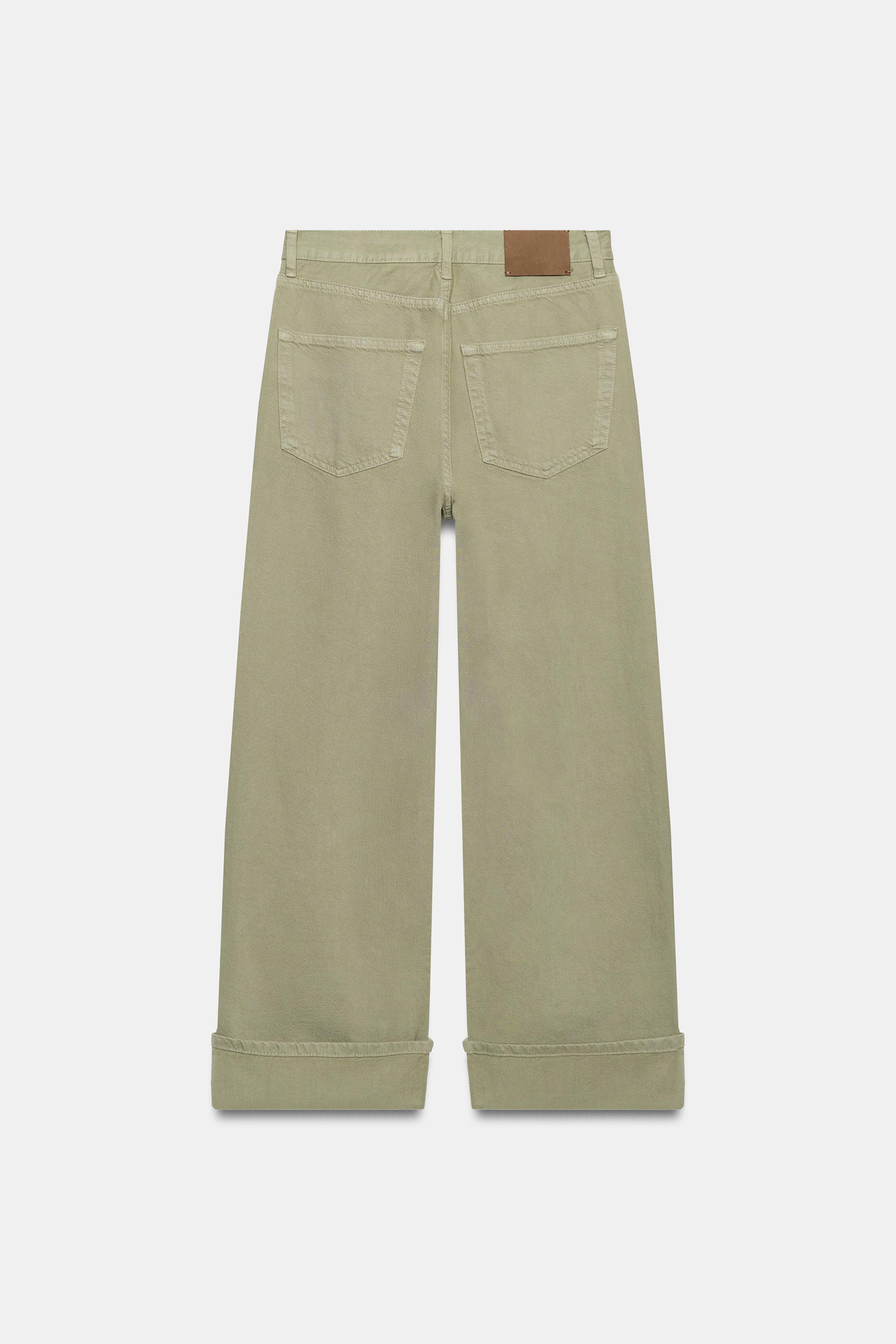 Женские джинсы Zara ZW COLLECTION MID-RISE BAGGY JEANS — фото 9