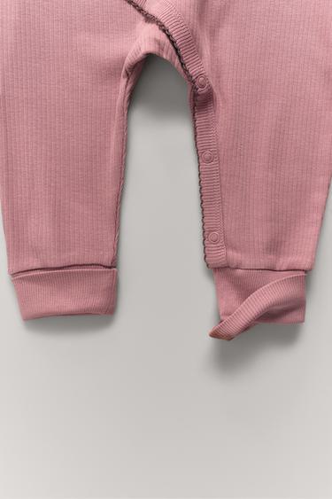 KIMONO SLEEPSUIT - Pink by Zara