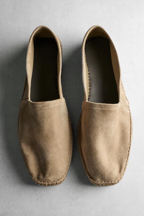 Leather espadrilles from Zara - $160