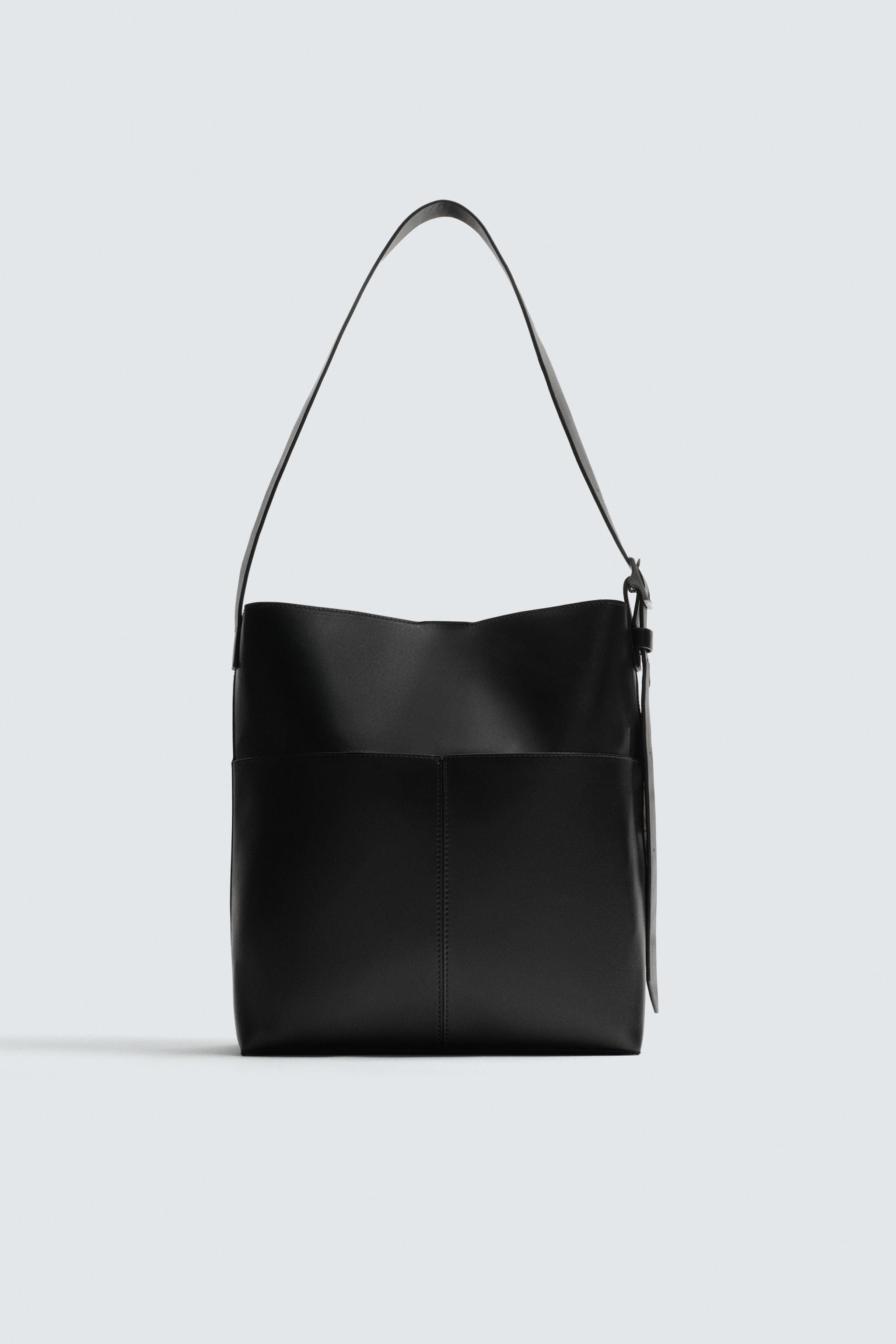 【新品】ZARA正規品　バッグ ZARA シンプル ポーチ ハンドバッグ セカンド 財布 黒 ミニ (ZARA