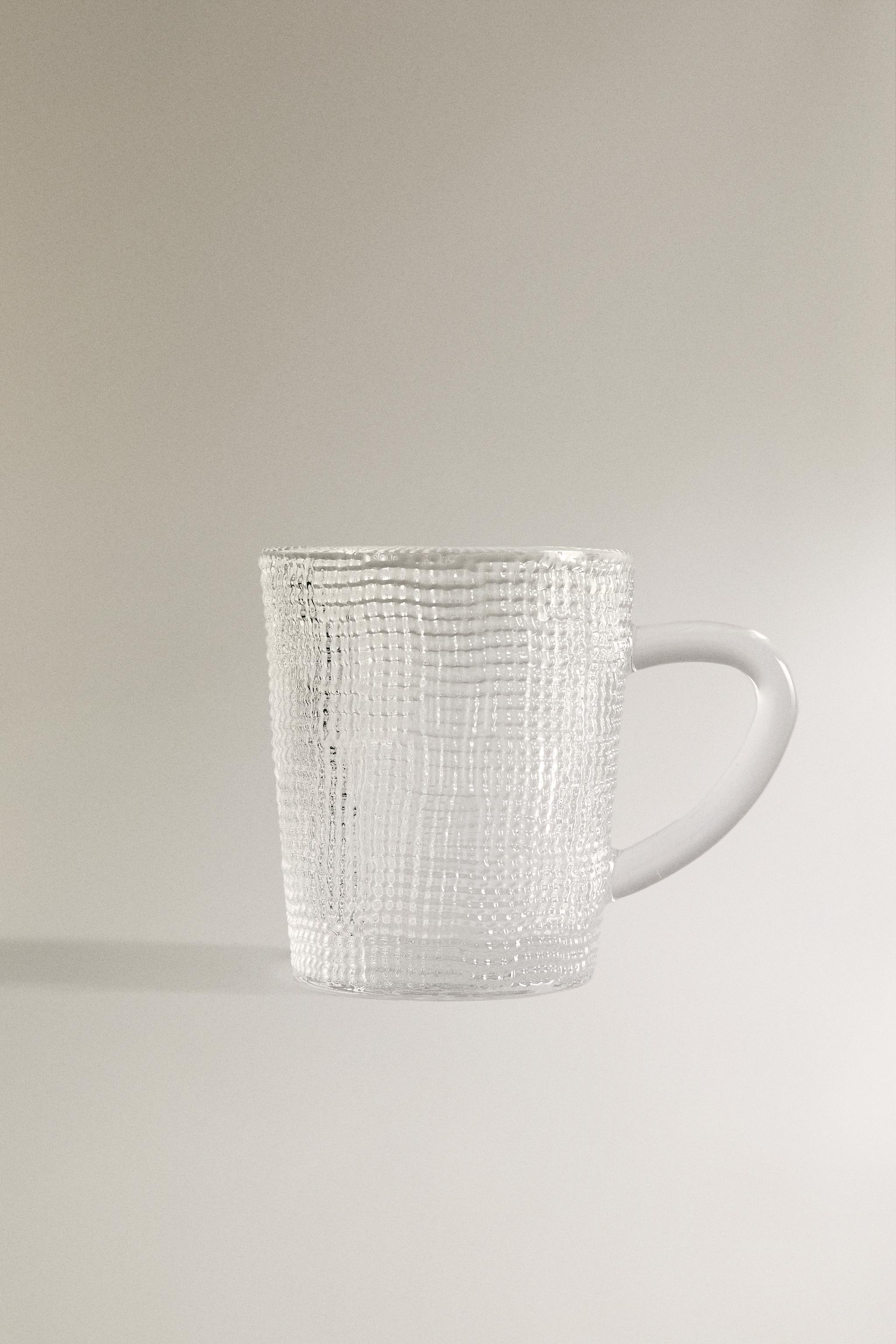 TASSE VERRE RECYCLABLE RELIEF