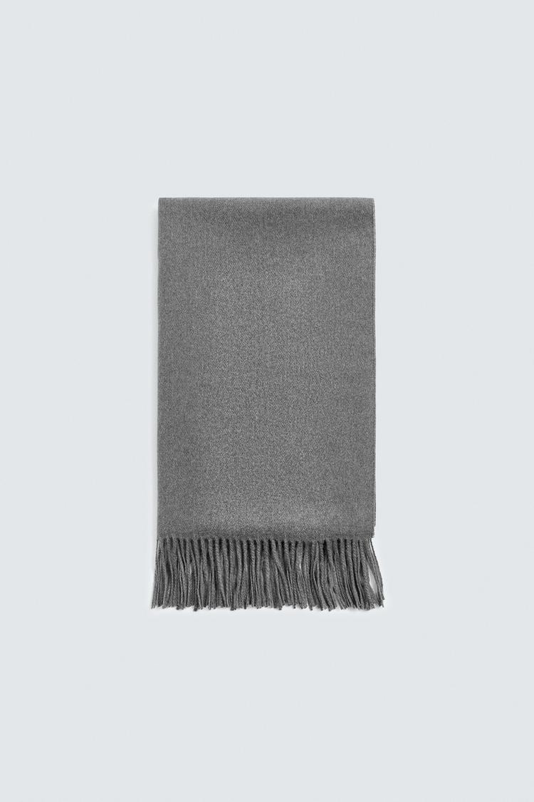 ZARA FRINGED SCARF