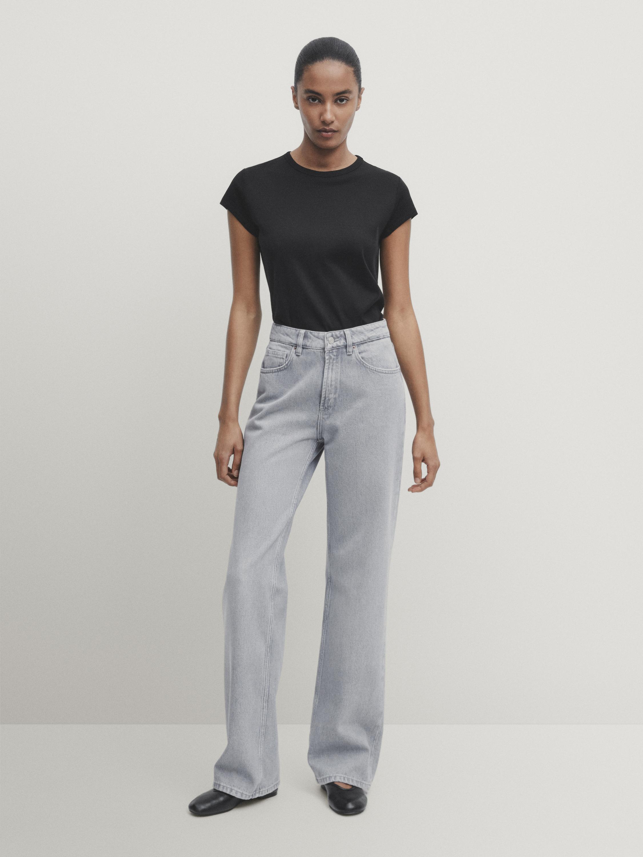 SOLD OUT ZARA WIDE LEG JEANS #6688/010/636/36