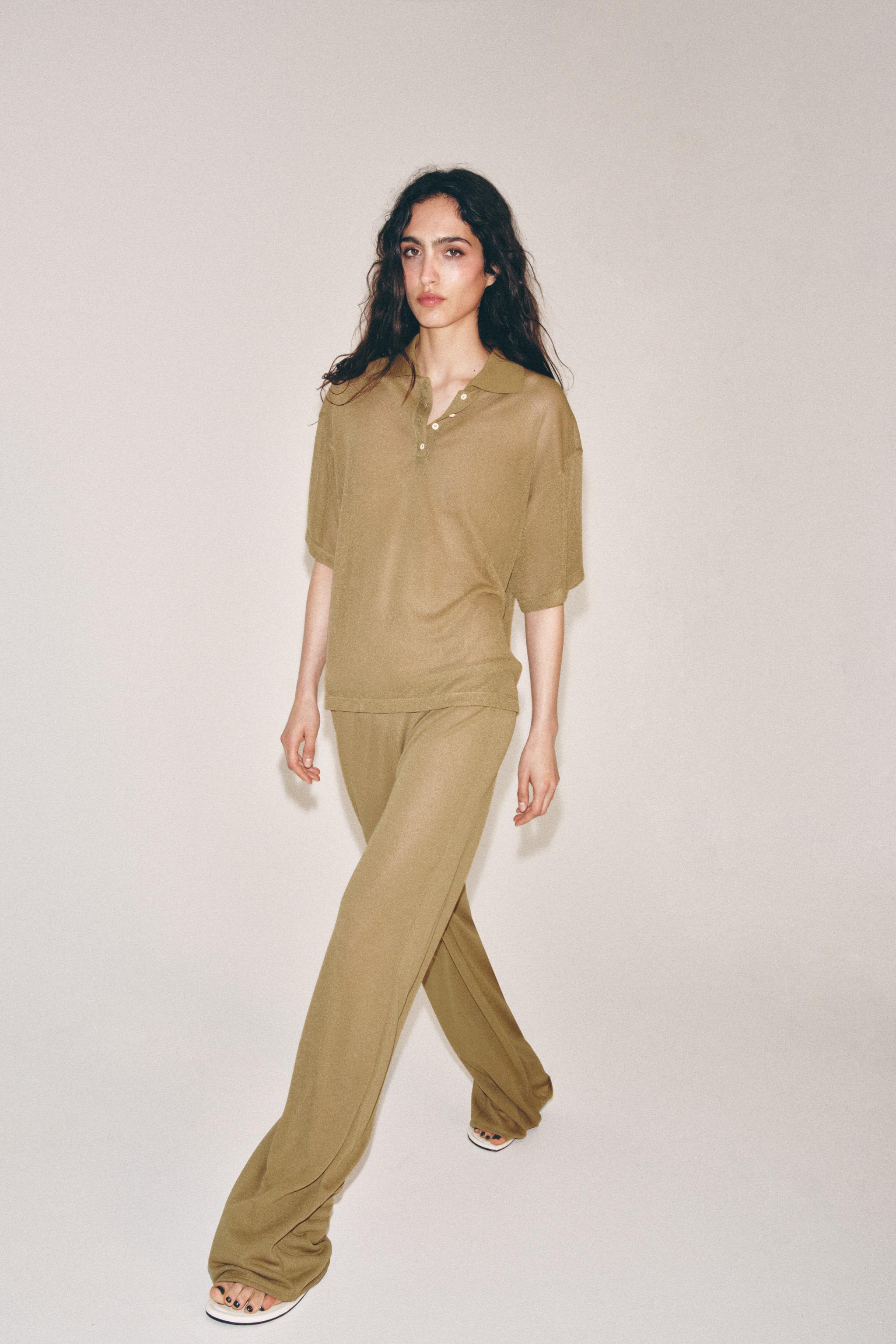 ラスティック素材 トップス＆パンツ セット | ZARA Japan / 日本