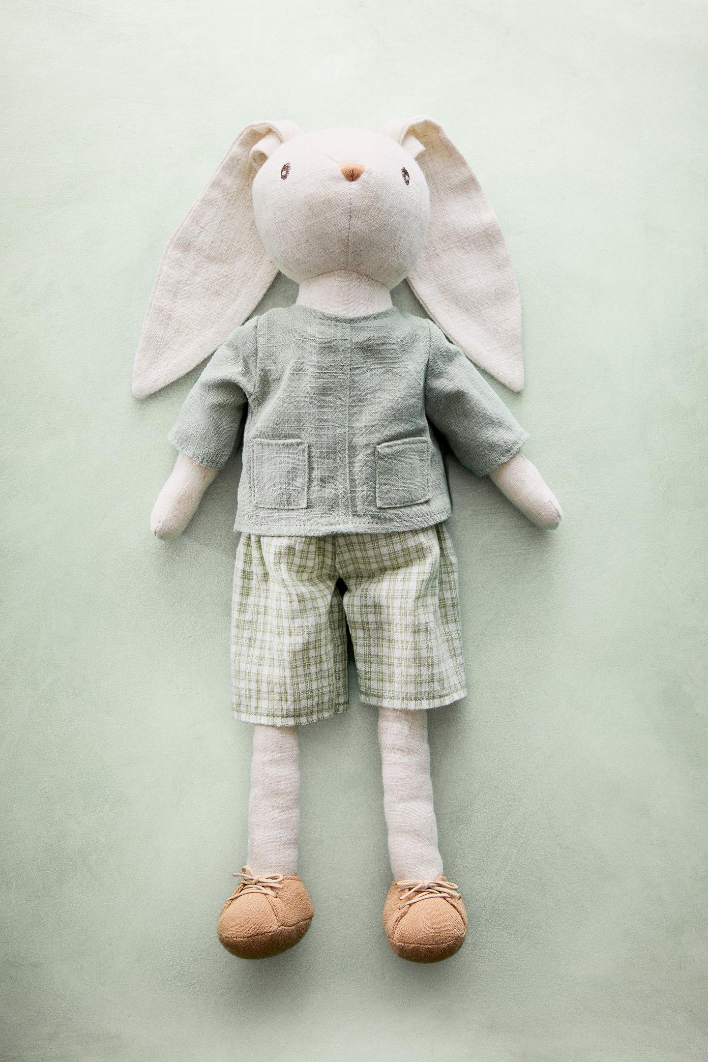 Детская мягкая игрушка Zara KIDS’ Bunny Plush Toy, цвет: Разноцветный — фото 6