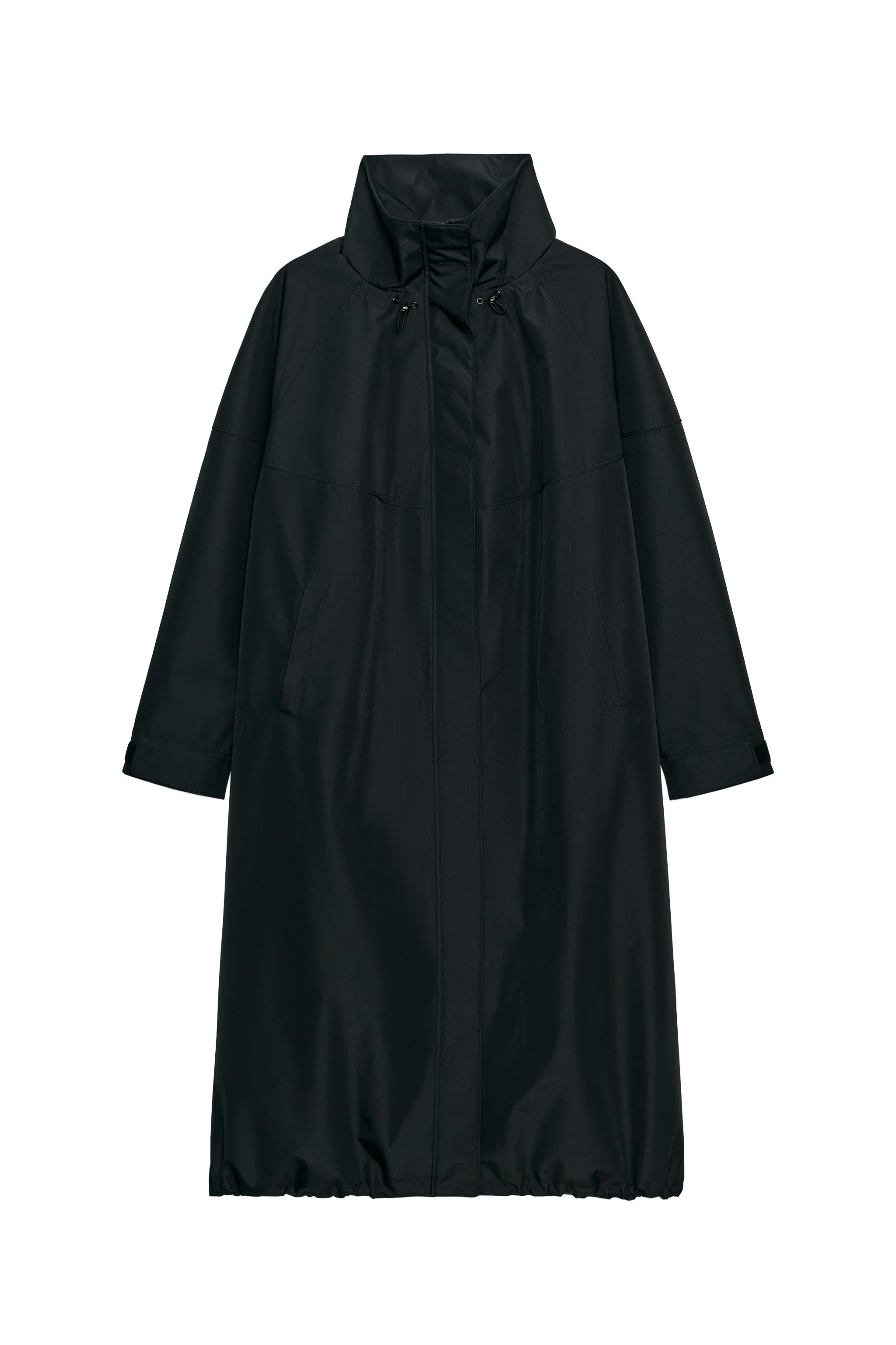 WATER-REPELLENT WINDPROOF LONG JACKET