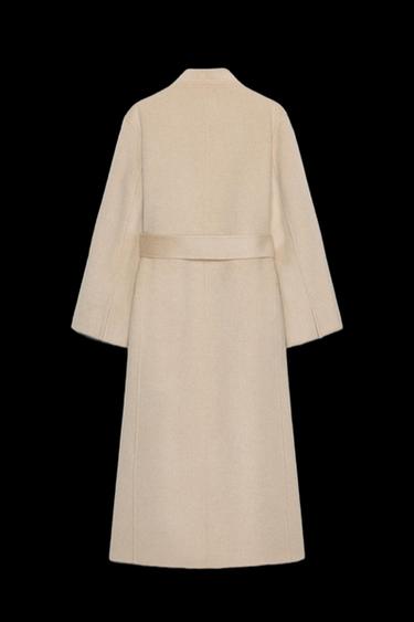 MINIMALISTISCHER MANTEL AUS WOLLGEMISCH ZW COLLECTION LIMITED EDITION - Beige von Zara