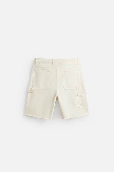 CARPENTER POCKET BERMUDA SHORTS - Oyster-white by Zara - Image 6