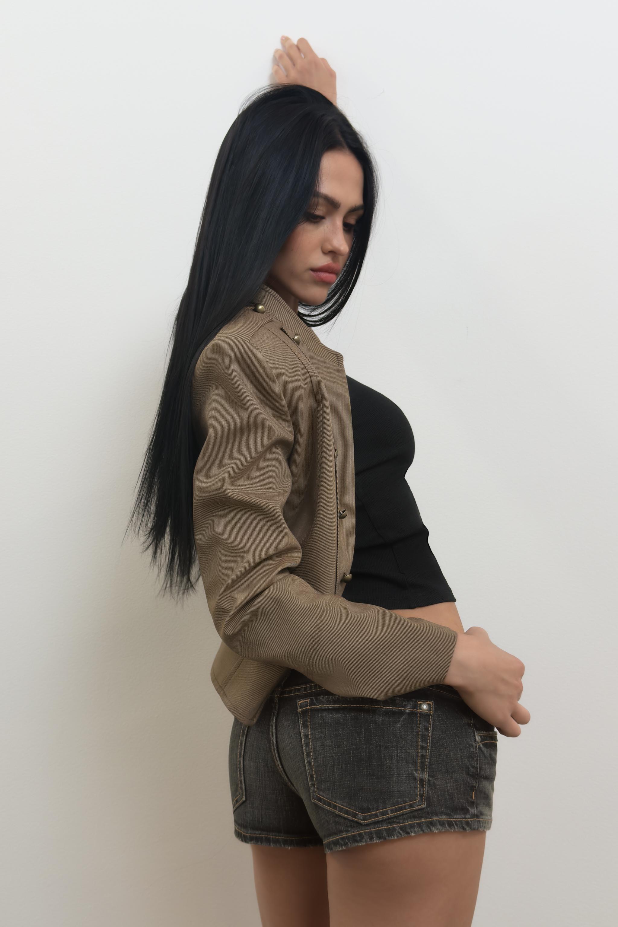 MİNİ DÜŞÜK BEL DENIM ŞORT - Görsel 3