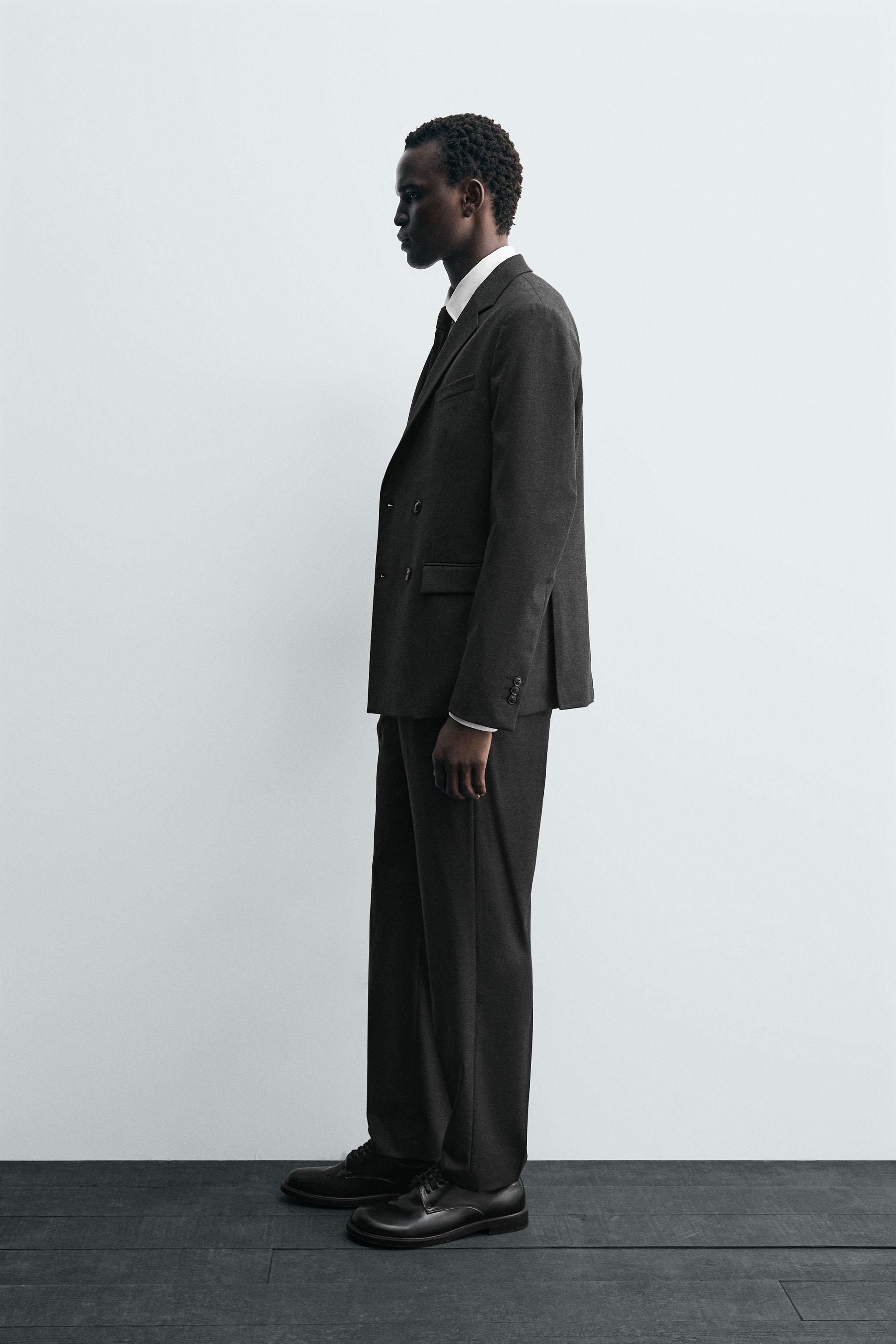 DOUBLE BREASTED SUIT BLAZER