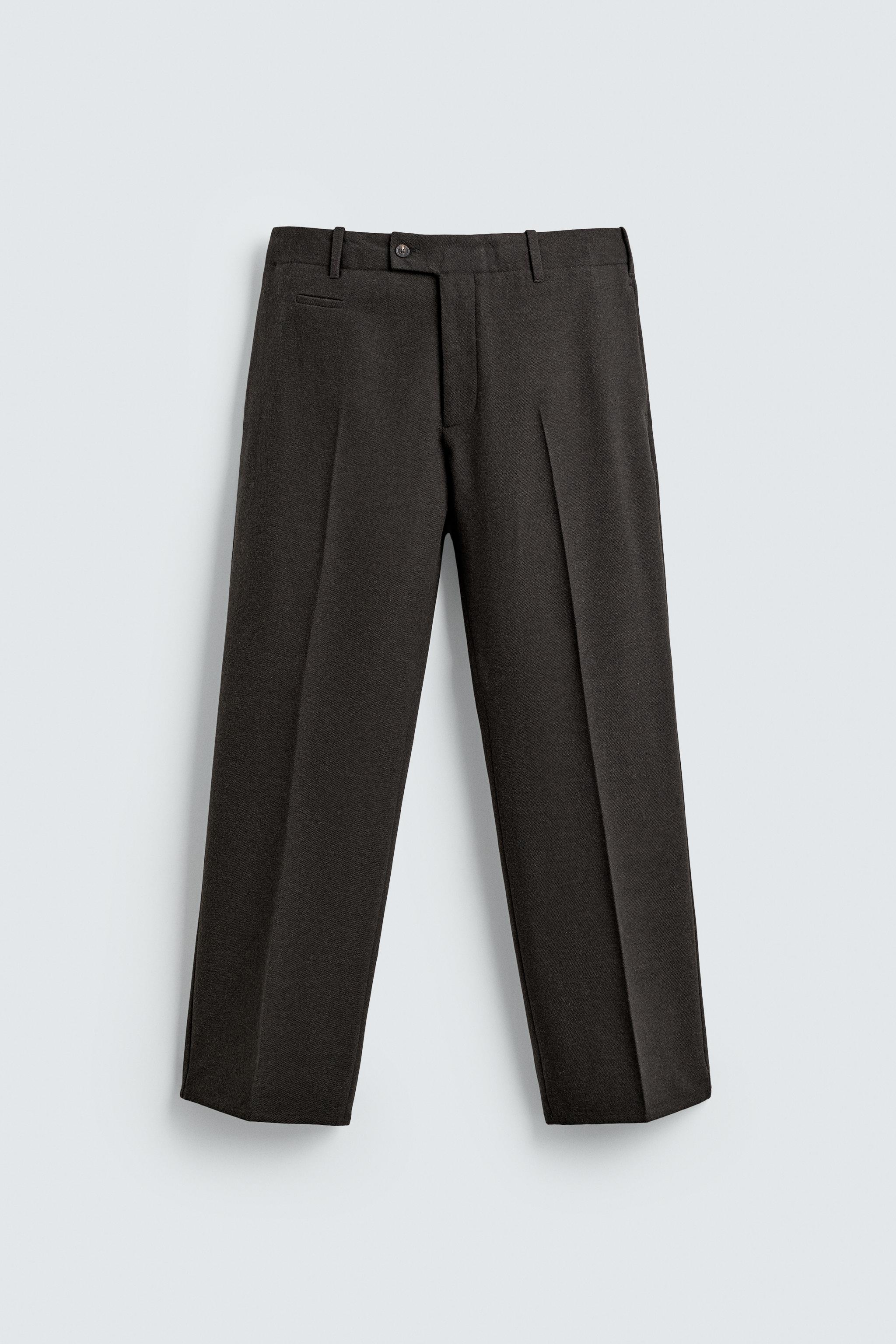 REGULAR FIT FLANNEL PANTS