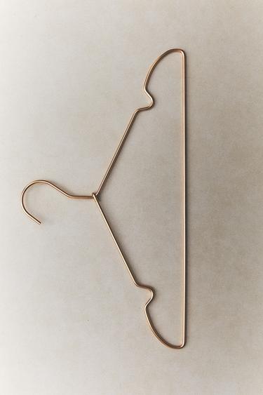 METAL HANGER (SET OF 5) - Gold by Zara - Image 1