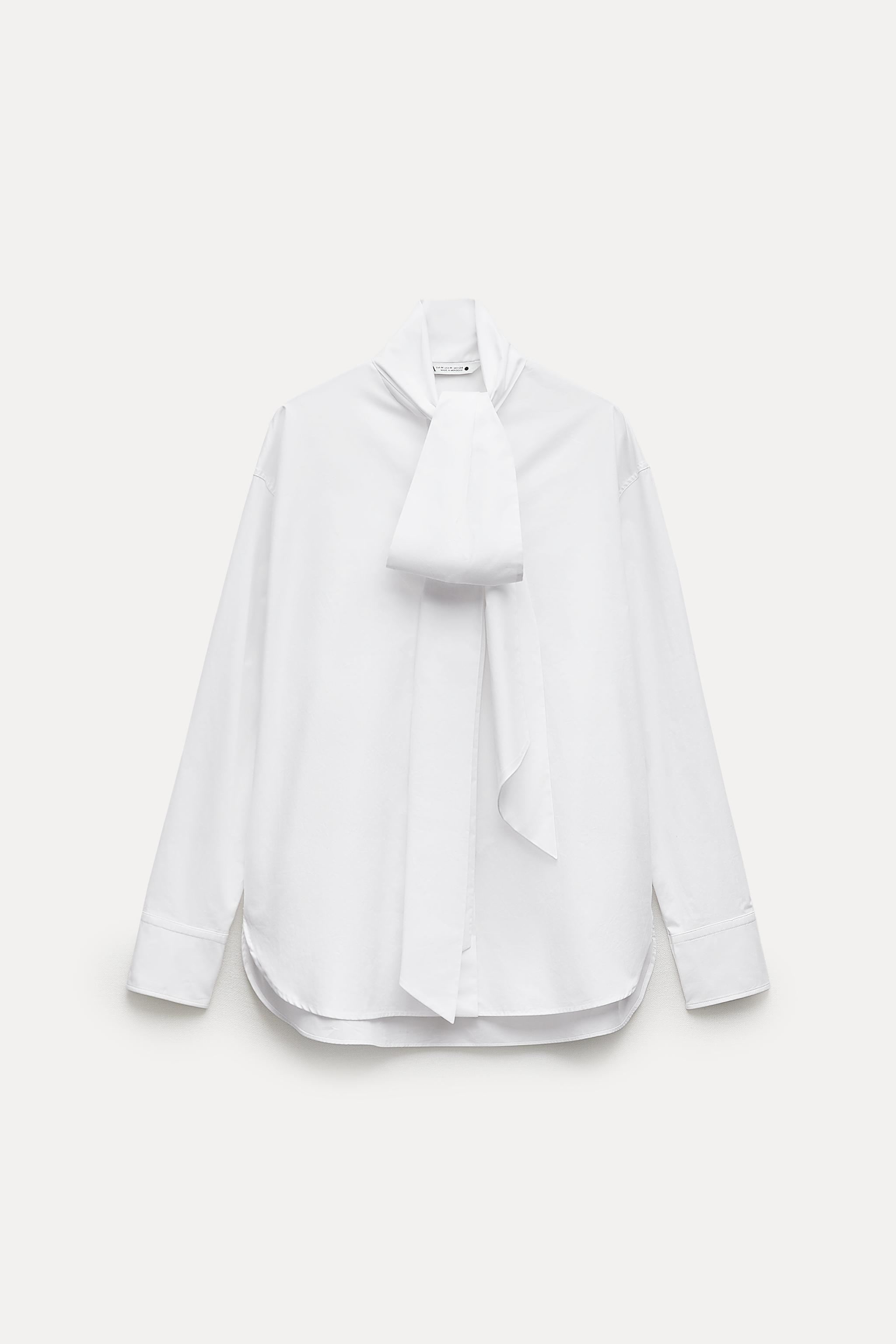 Camisa popelin zara discount mujer