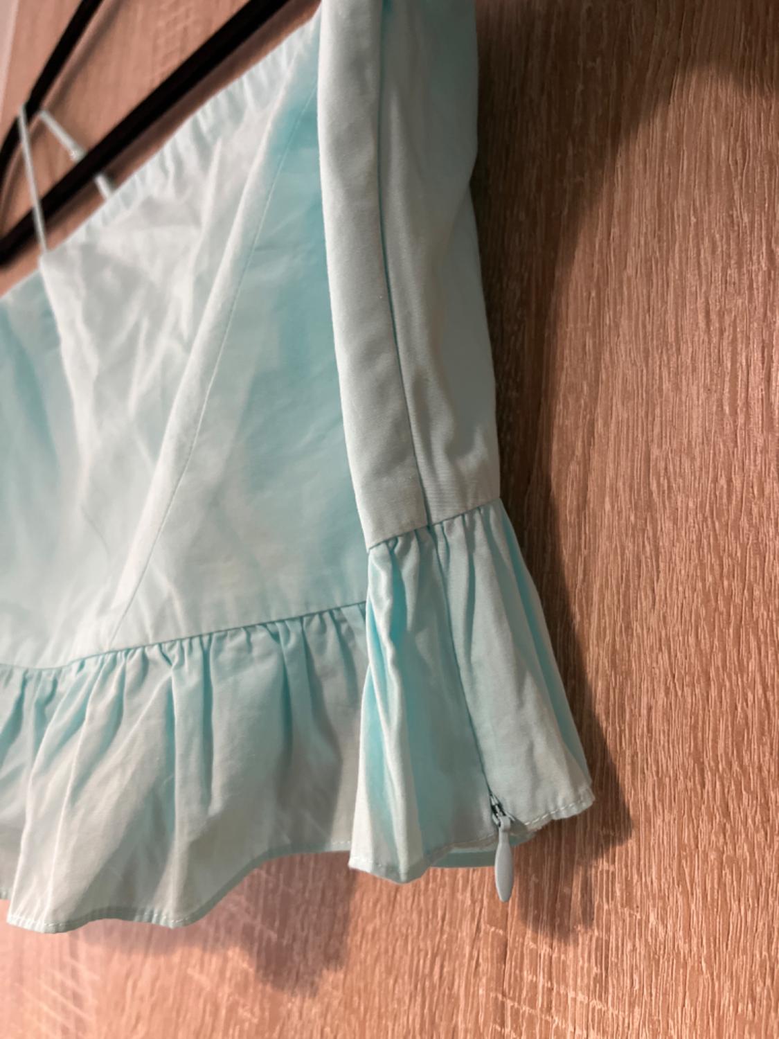CROPPED POPLIN BODYSUIT - Image 7