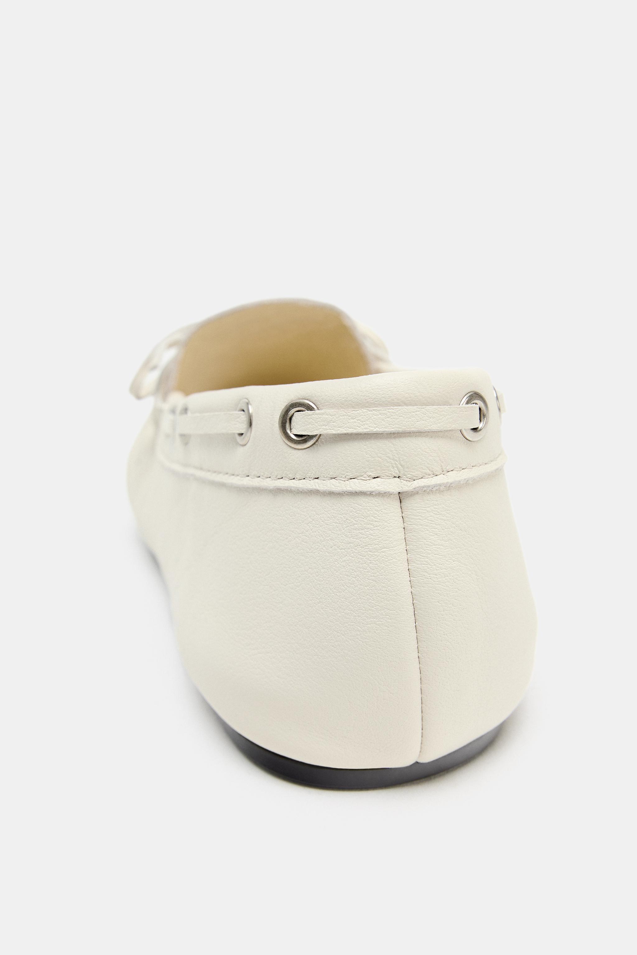 STUDDED LEATHER LOAFERS