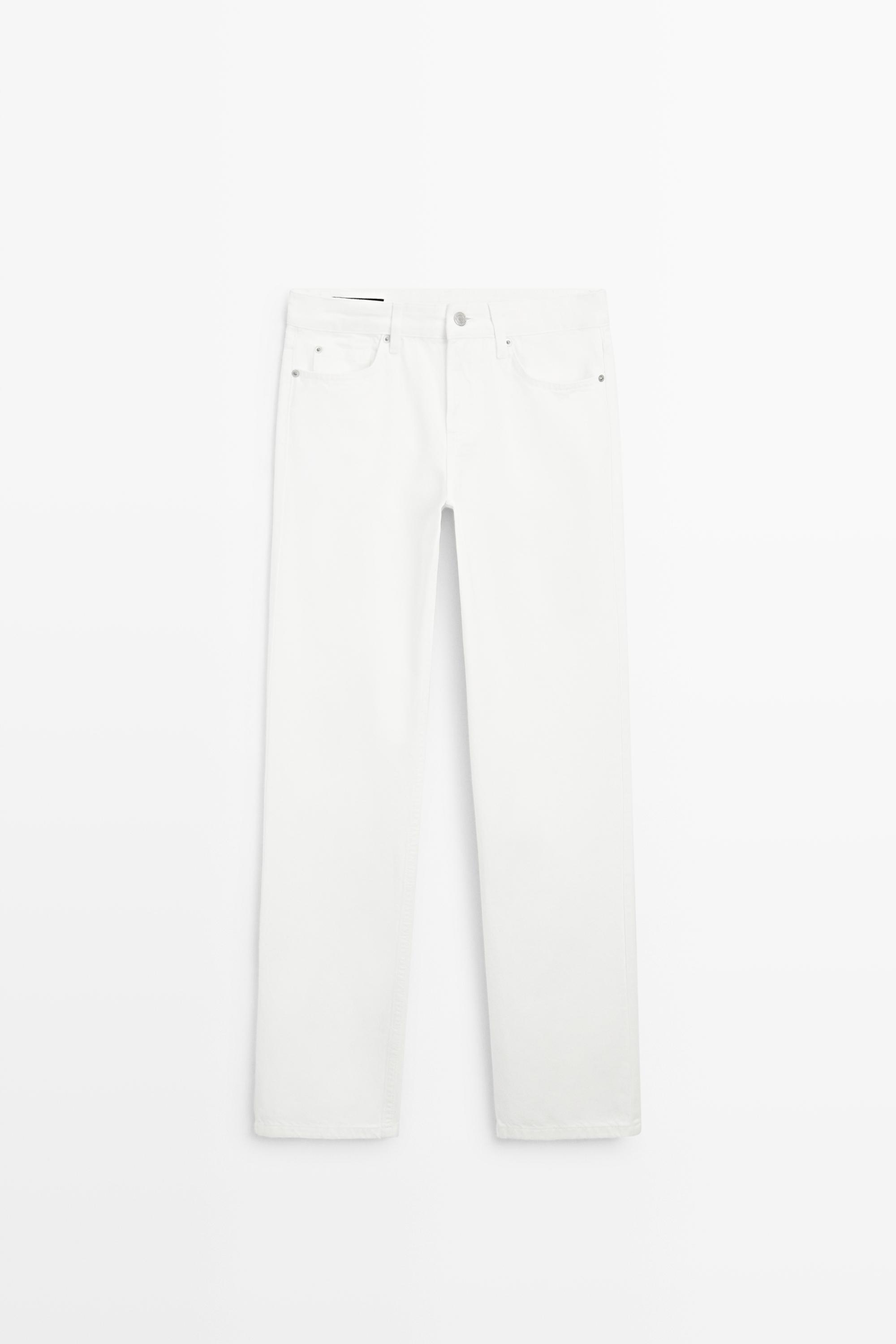 Jean straight taille basse