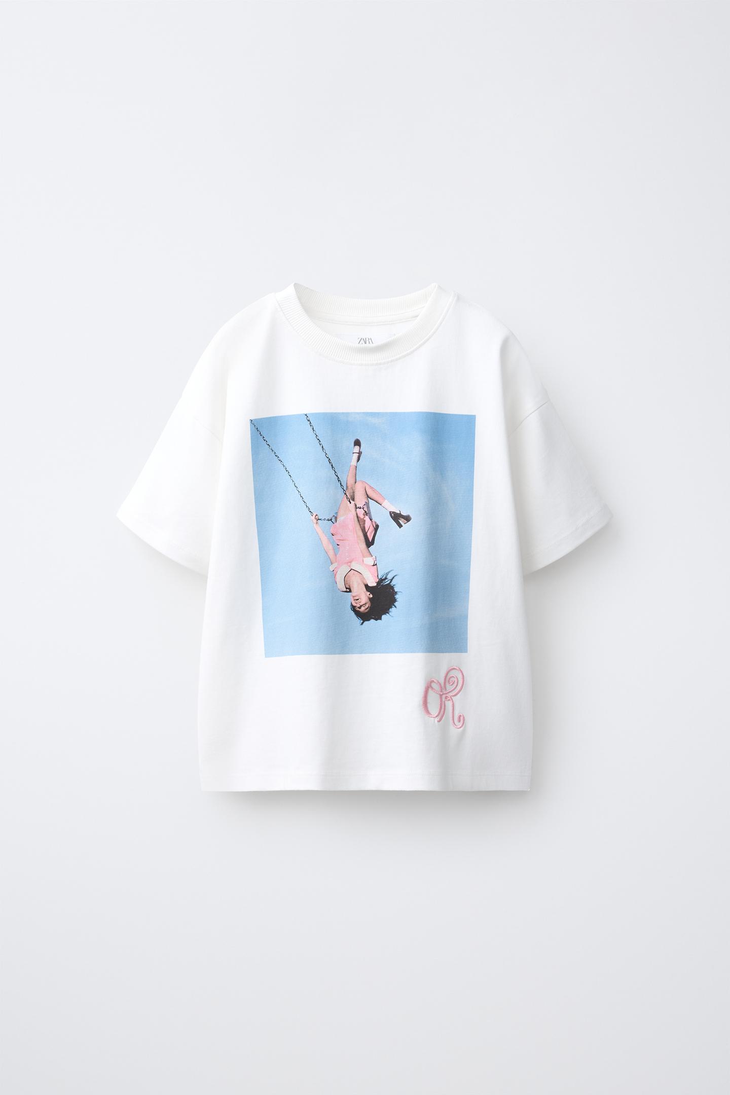Детская футболка Zara Olivia Rodrigo™ Print, цвет: Белый — фото 1