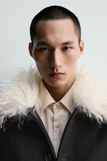 جاكيت كبير قصير مدمج HARRY LAMBERT FOR ZARA X DISNEY - أسود الخاص بـ Zara