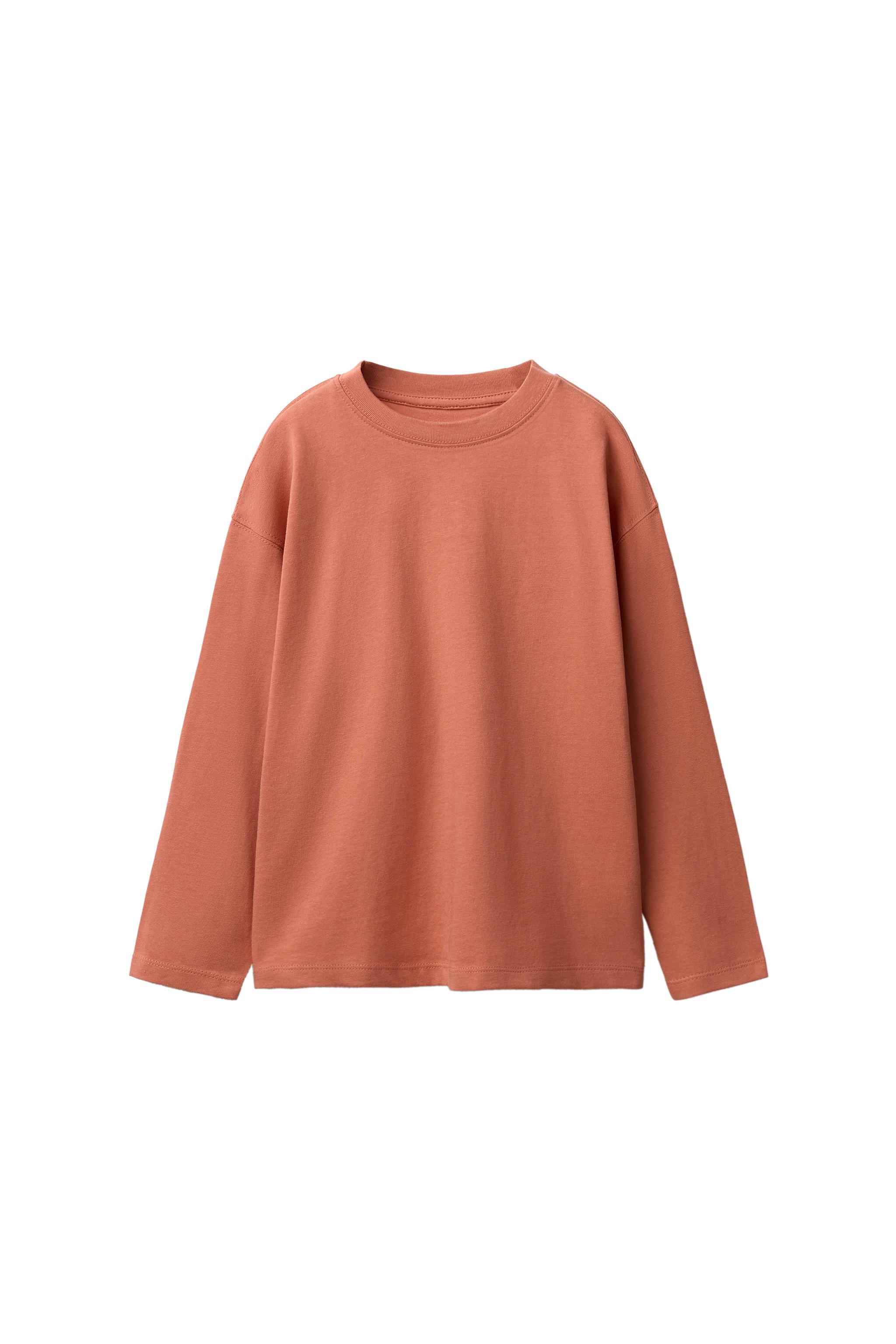 BASIC MEDIUM WEIGHT T-SHIRT - Salmon | ZARA South Africa