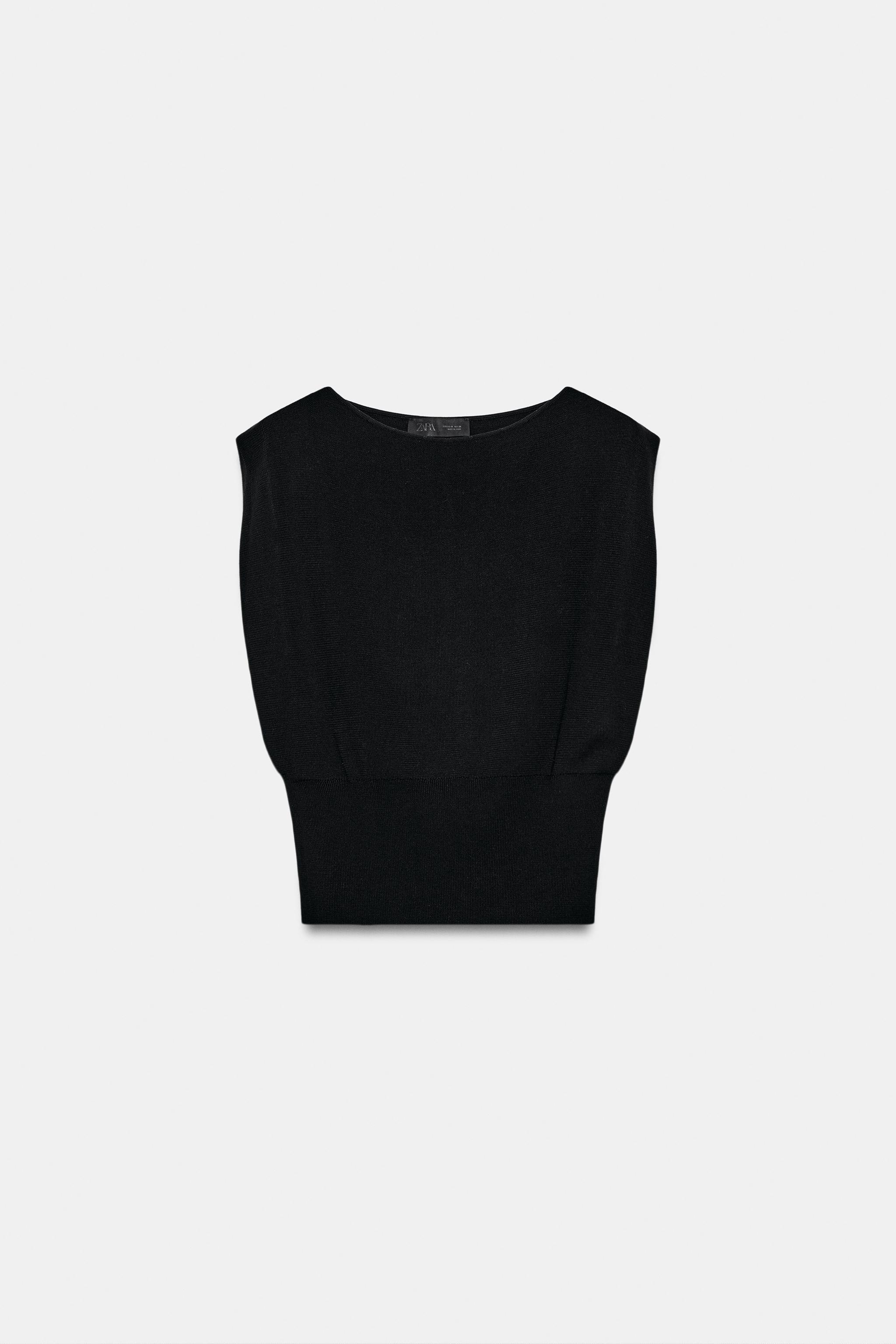 FITTED WAIST KNIT TOP