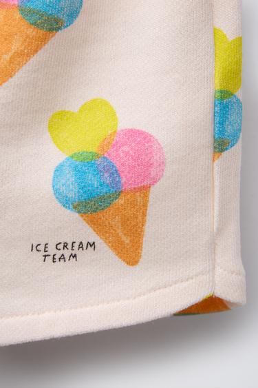 BERMUDA IMPRIMÉ GLACES - Rose de Zara - Image 3