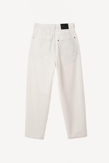 JEAN HIGH RISE BARREL FIT WILLY CHAVARRIA X ZARA - Écru de Zara - Image 3