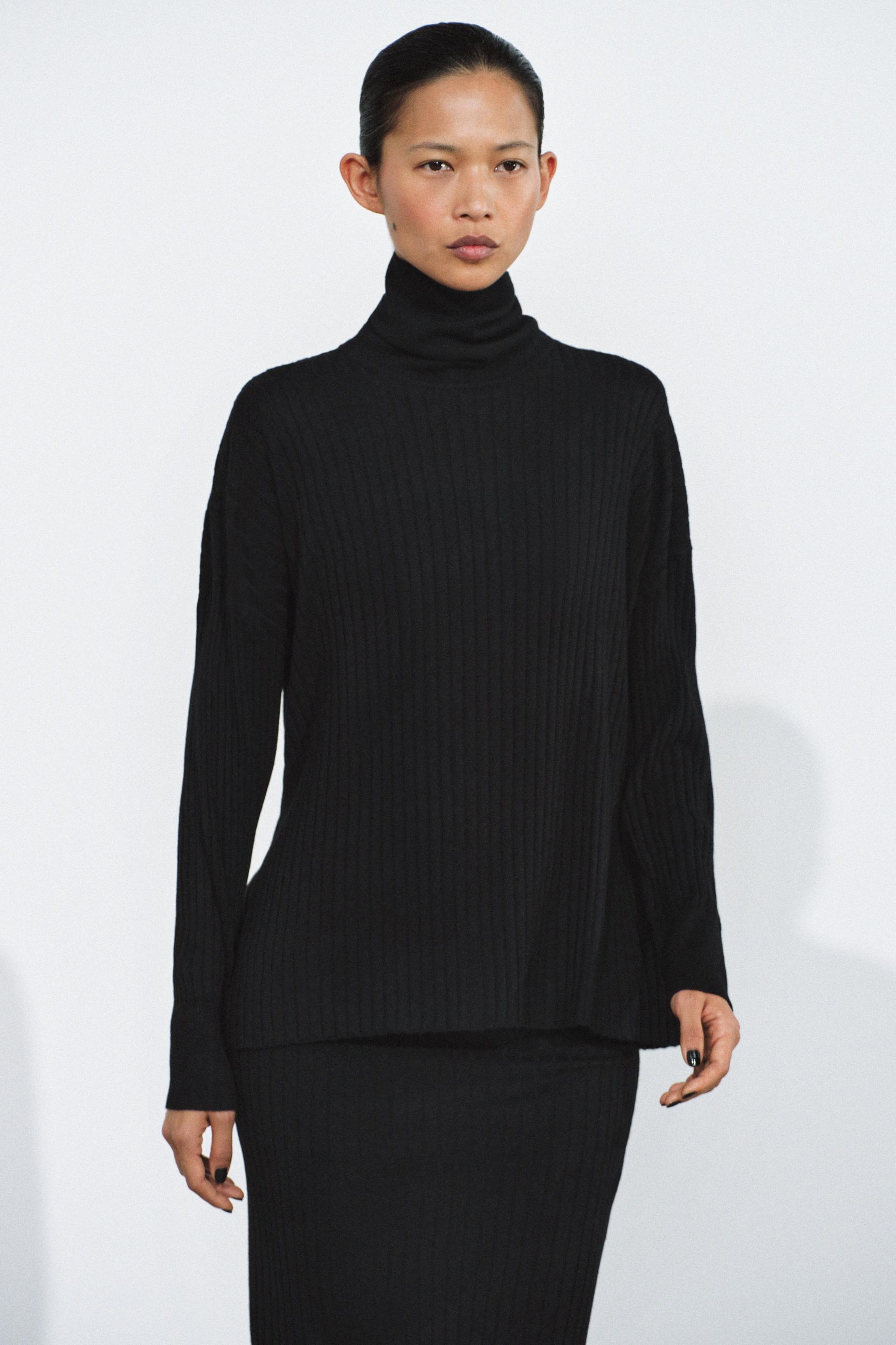 RIBBED KNIT SWEATER thumbnail 5