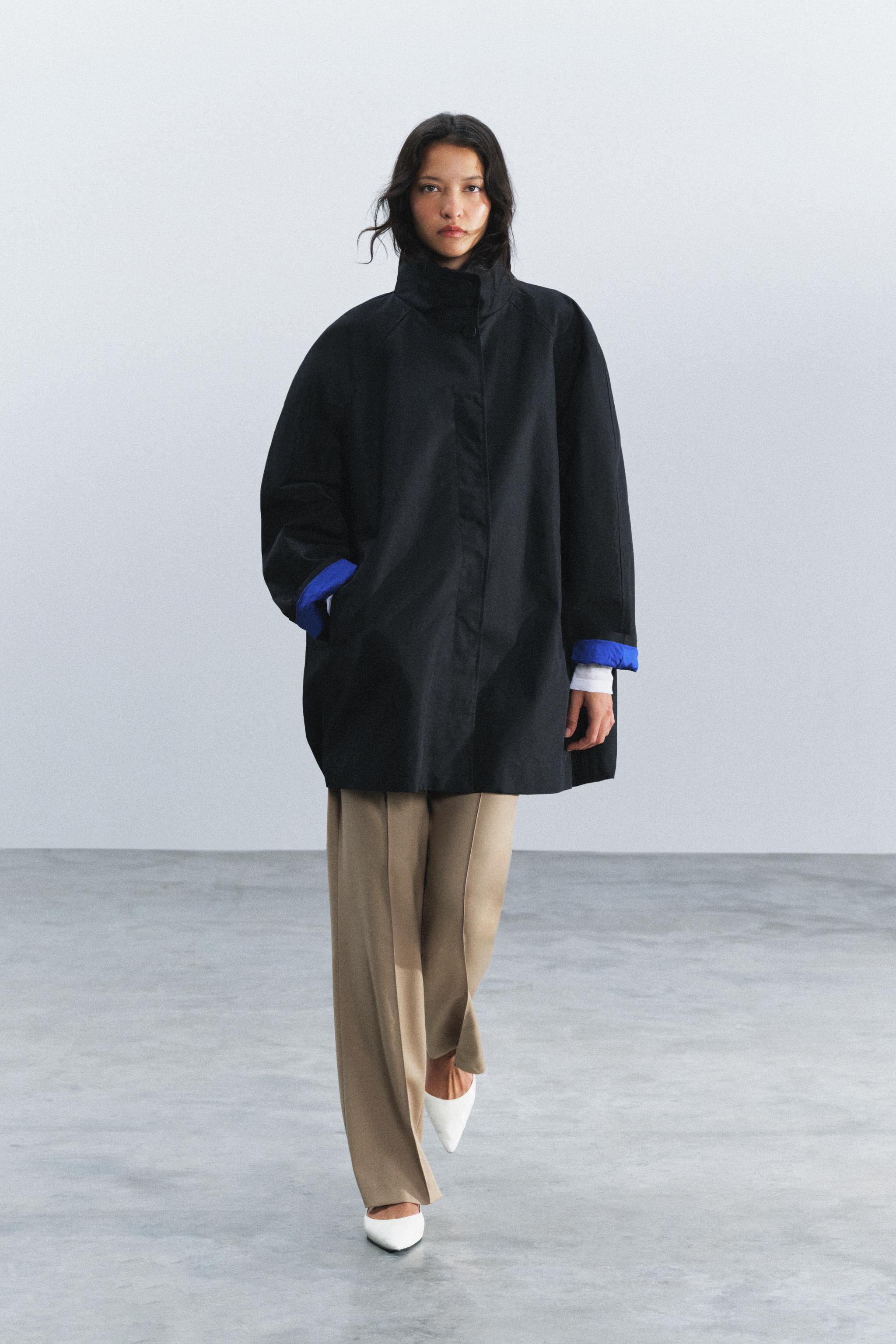 レディースハイネックトレンチコート | ZARA 日本