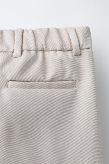 PANTALON DE COSTUME CONFORT - Écru moyen de Zara - Image 3