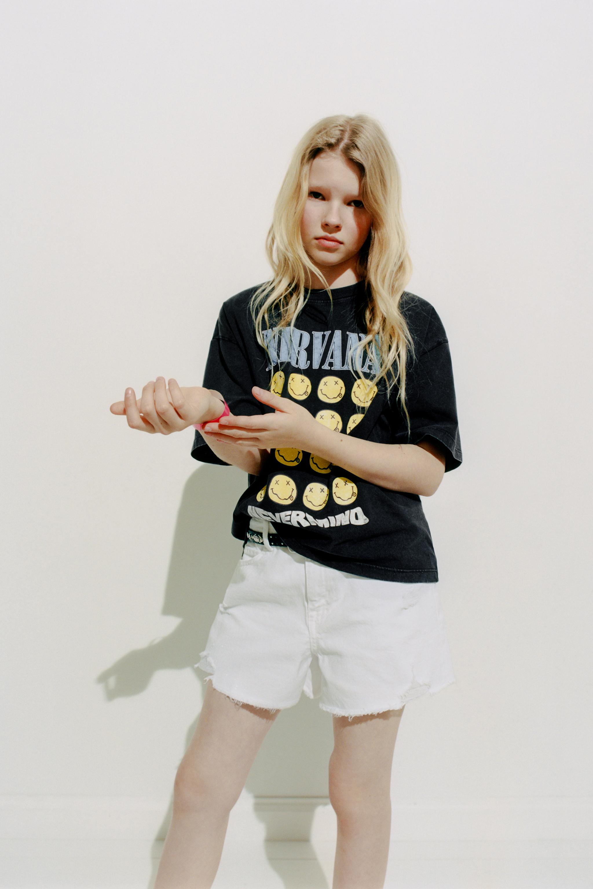 NIRVANA ® WASHED EFFECT T-SHIRT