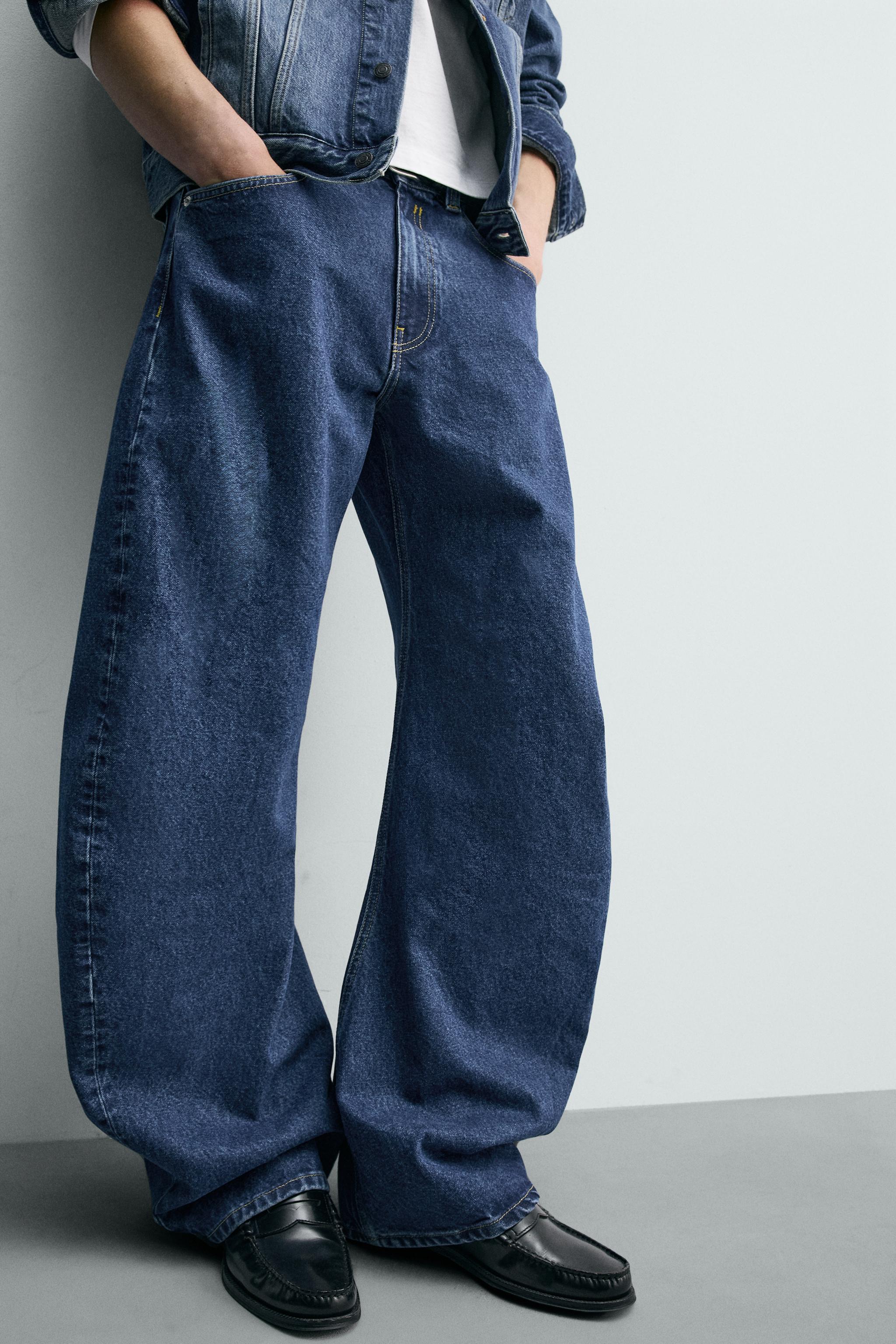 JEAN BARREL FIT AVEC COUTURE TORSADÉE