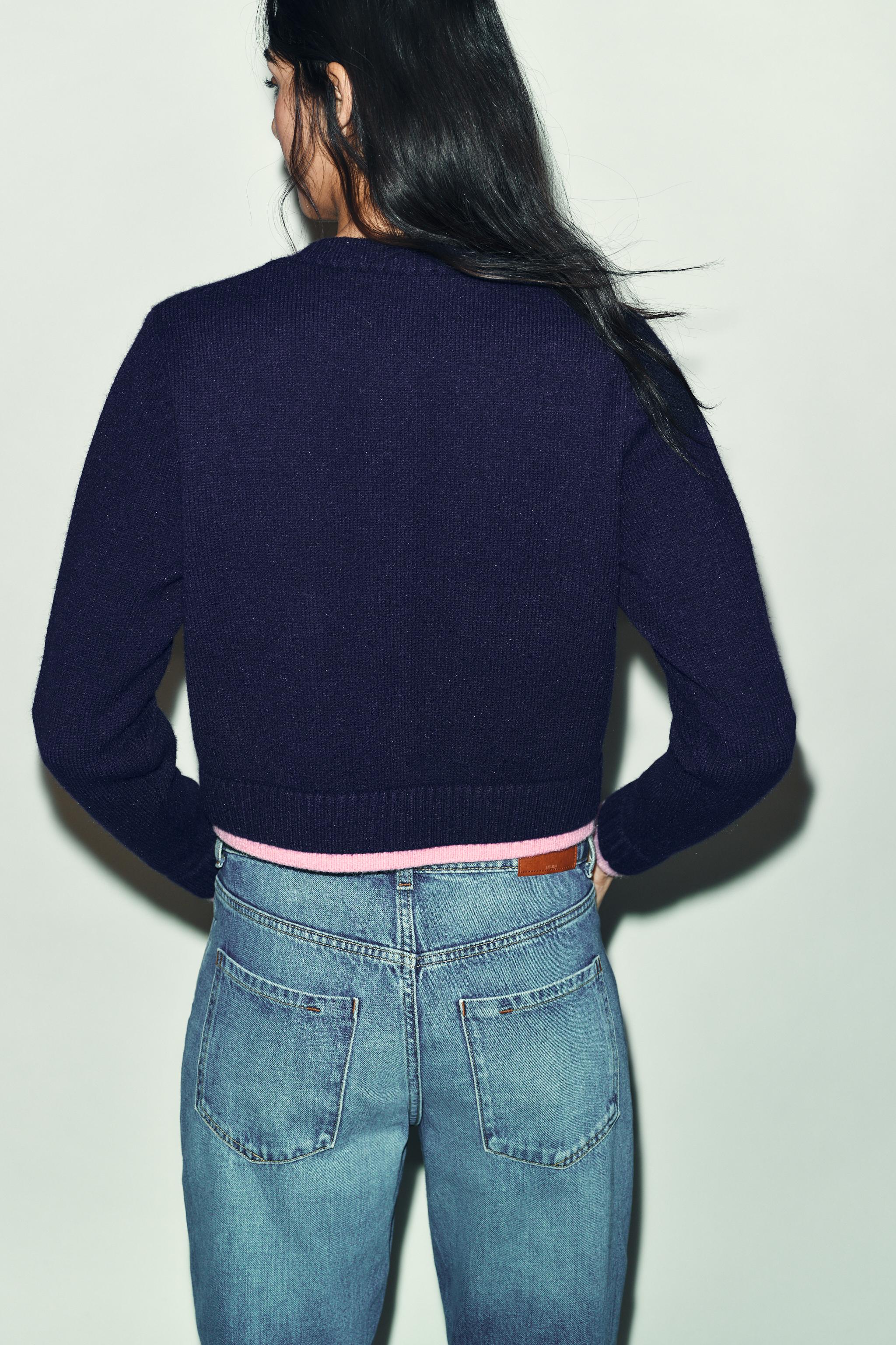 COMBINED KNIT CARDIGAN